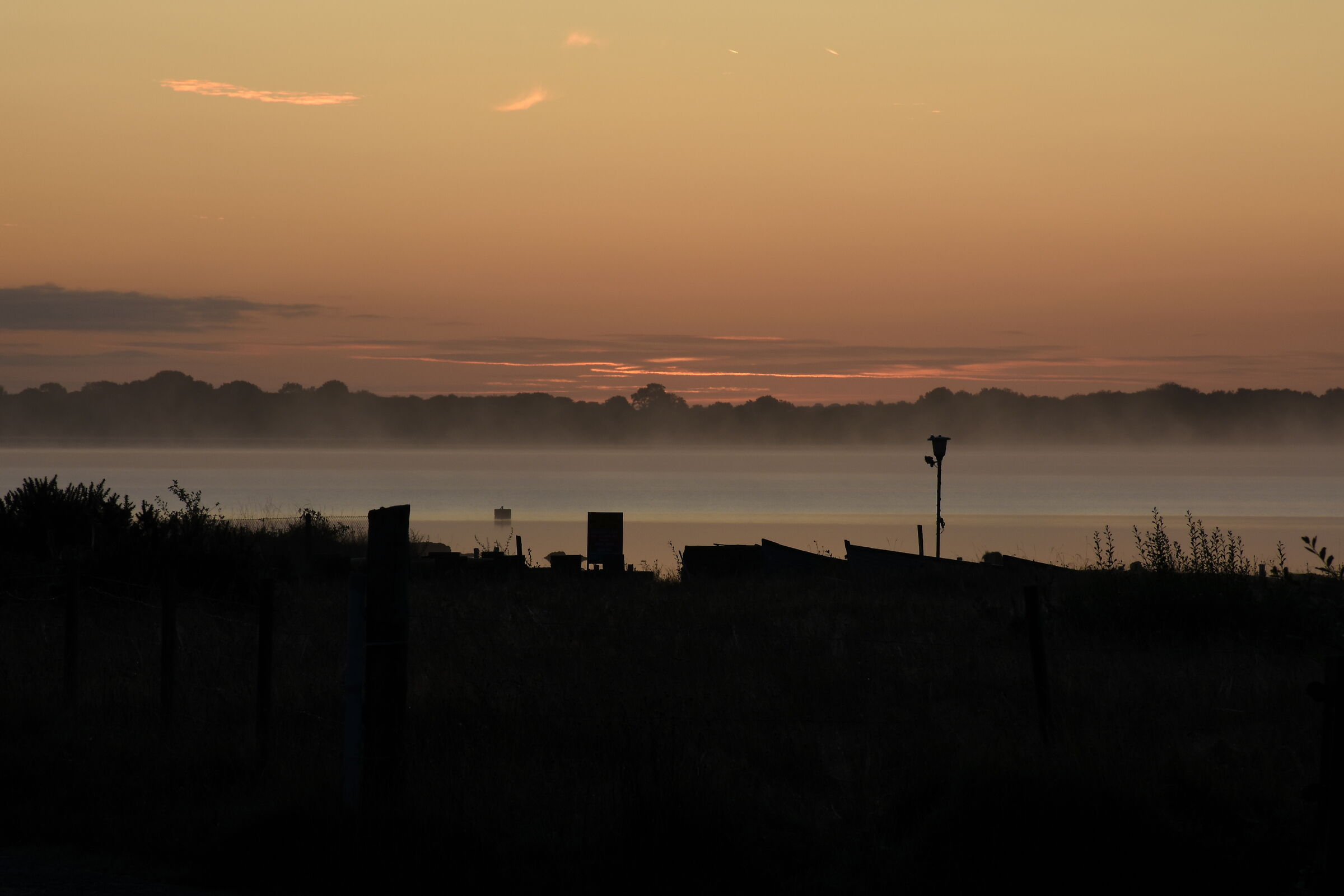 Fog at dawn...