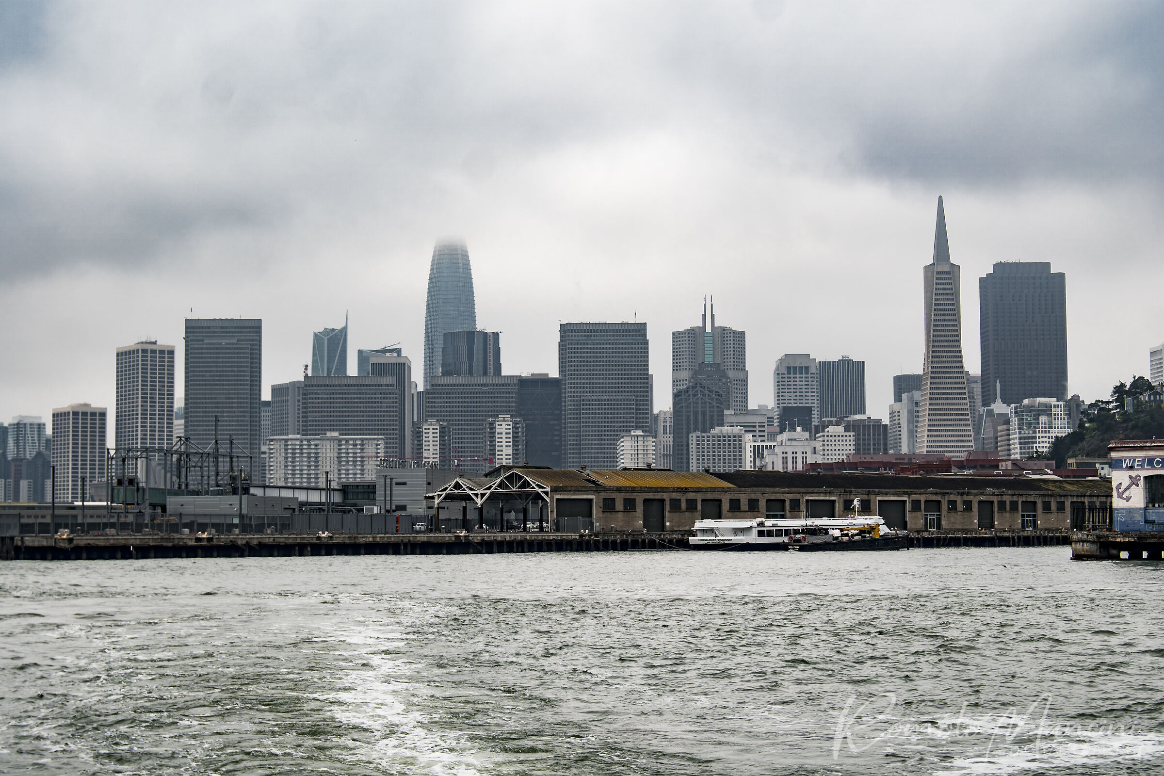 San Francisco Skyline with fog...