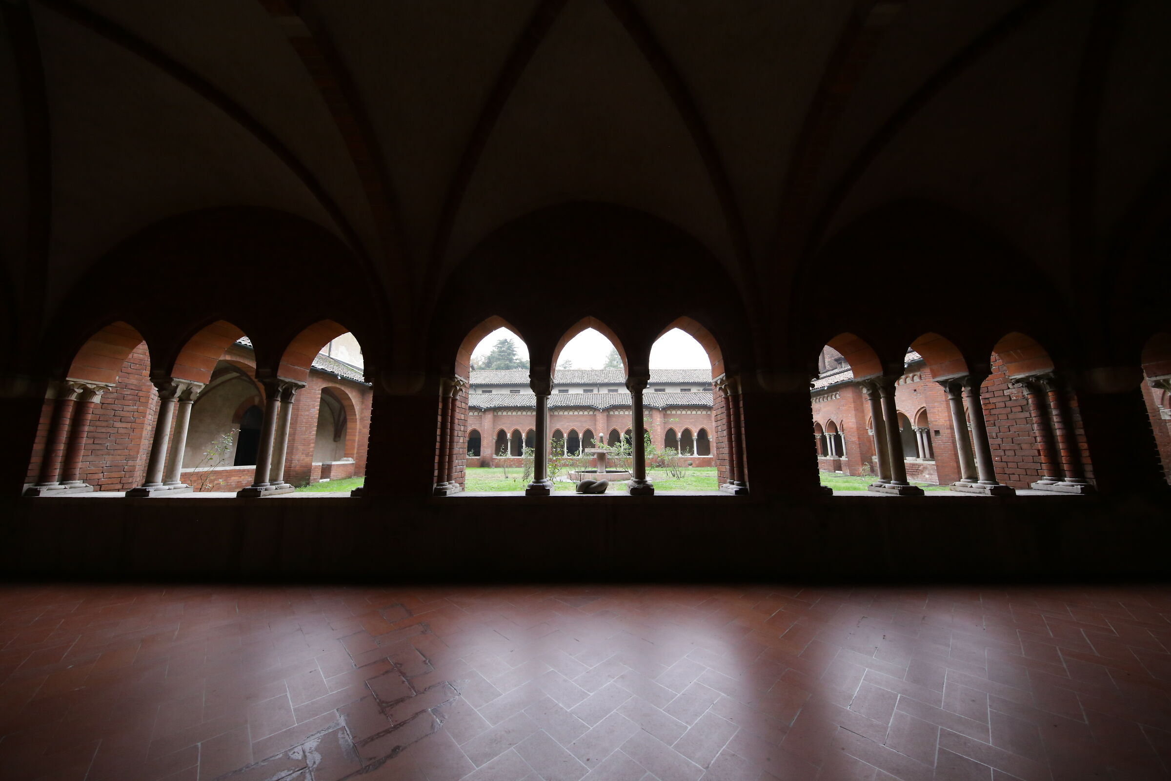 The cloister of Chiaravalle...