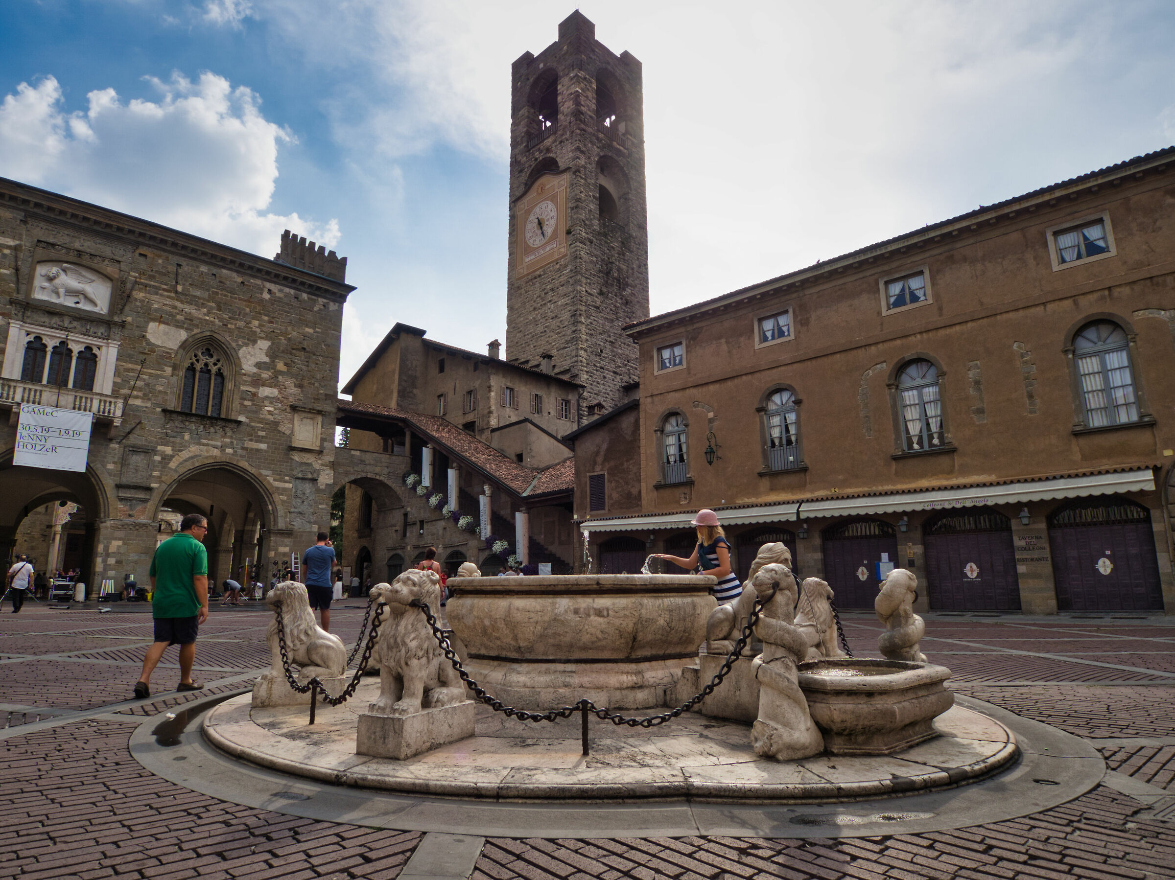 Piazza Vecchia Città Alta Bergamo...