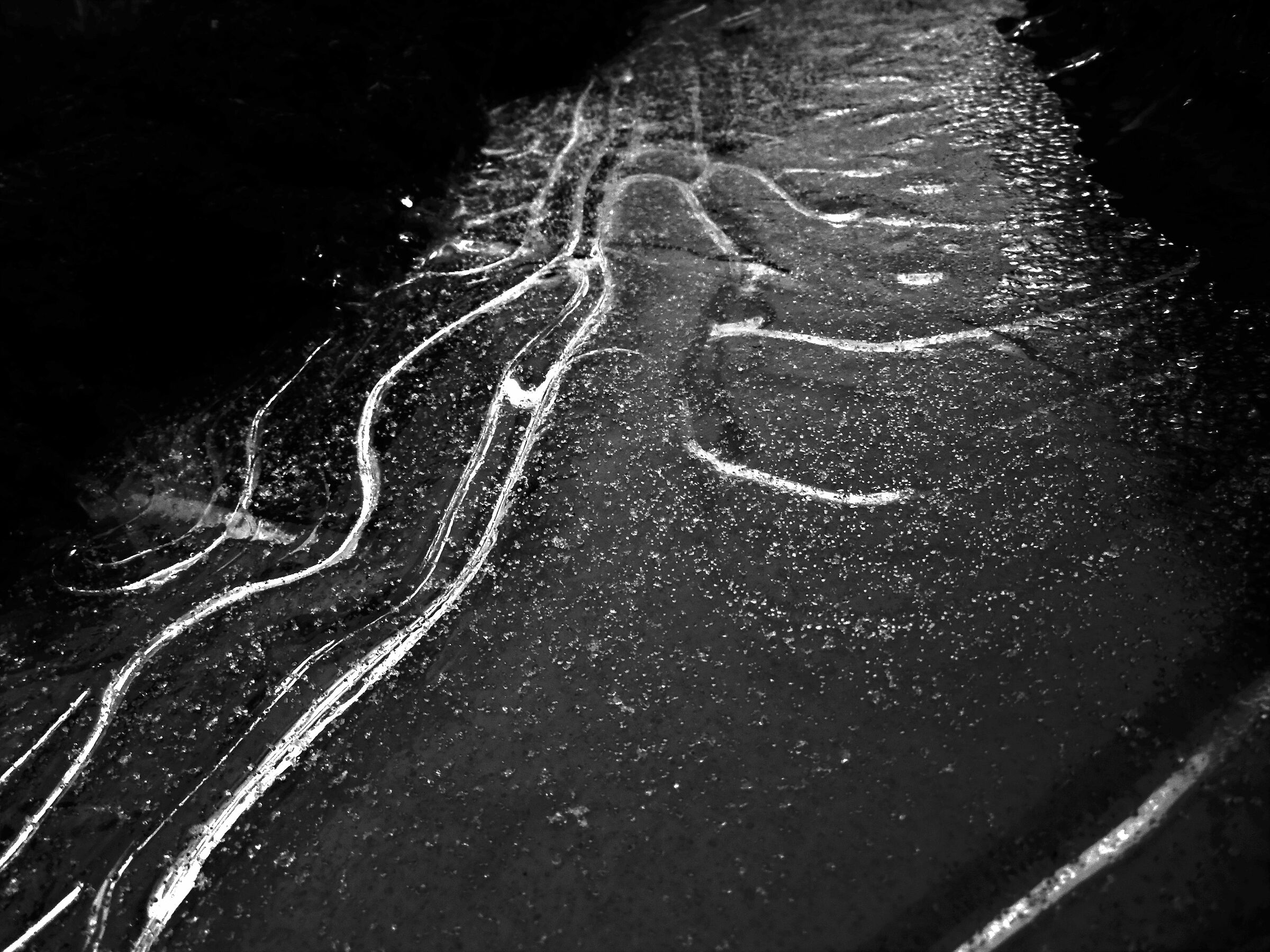 The veins of ice...
