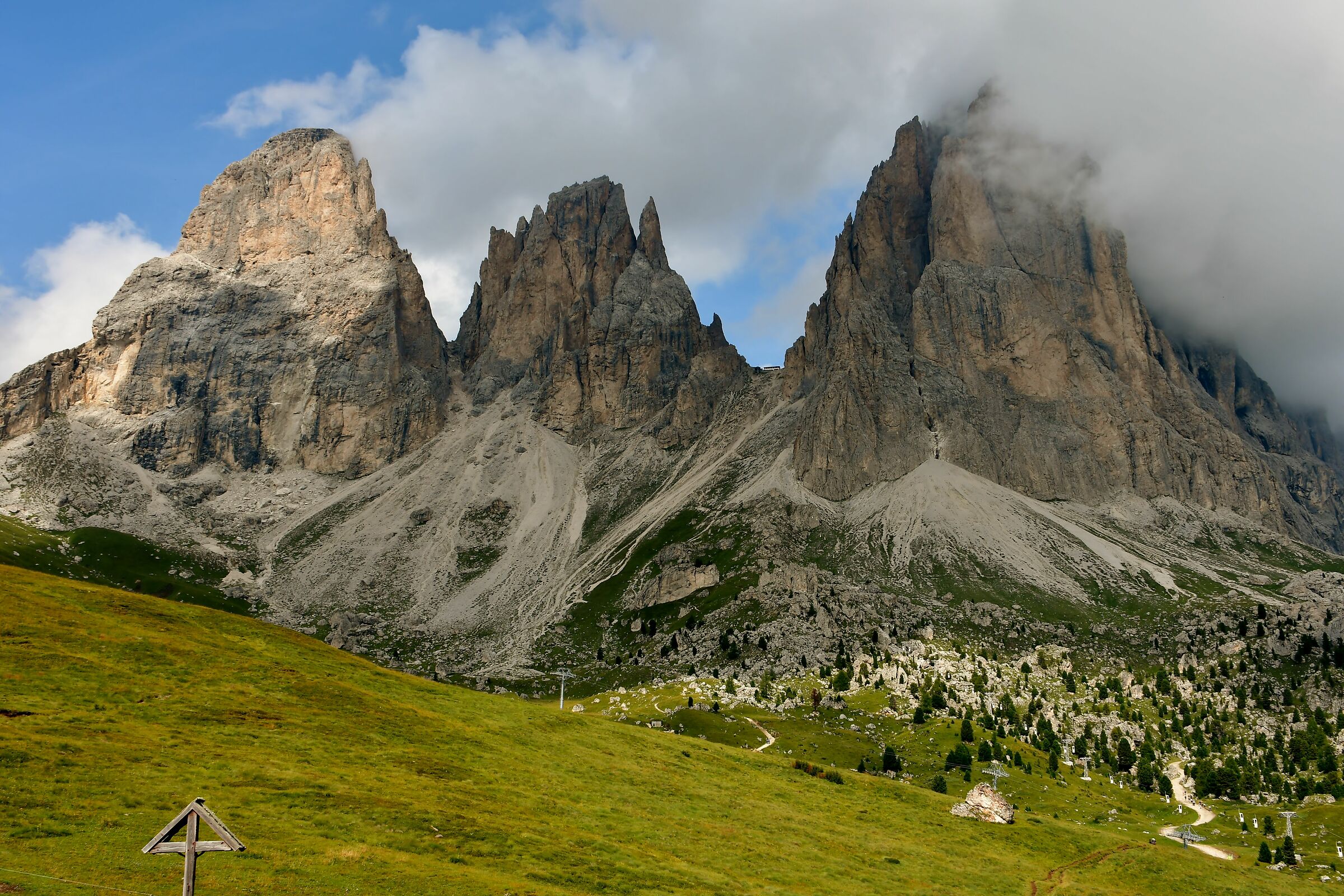 Dolomites - Sassolungo - Sassopiatto - The Five Fingers...