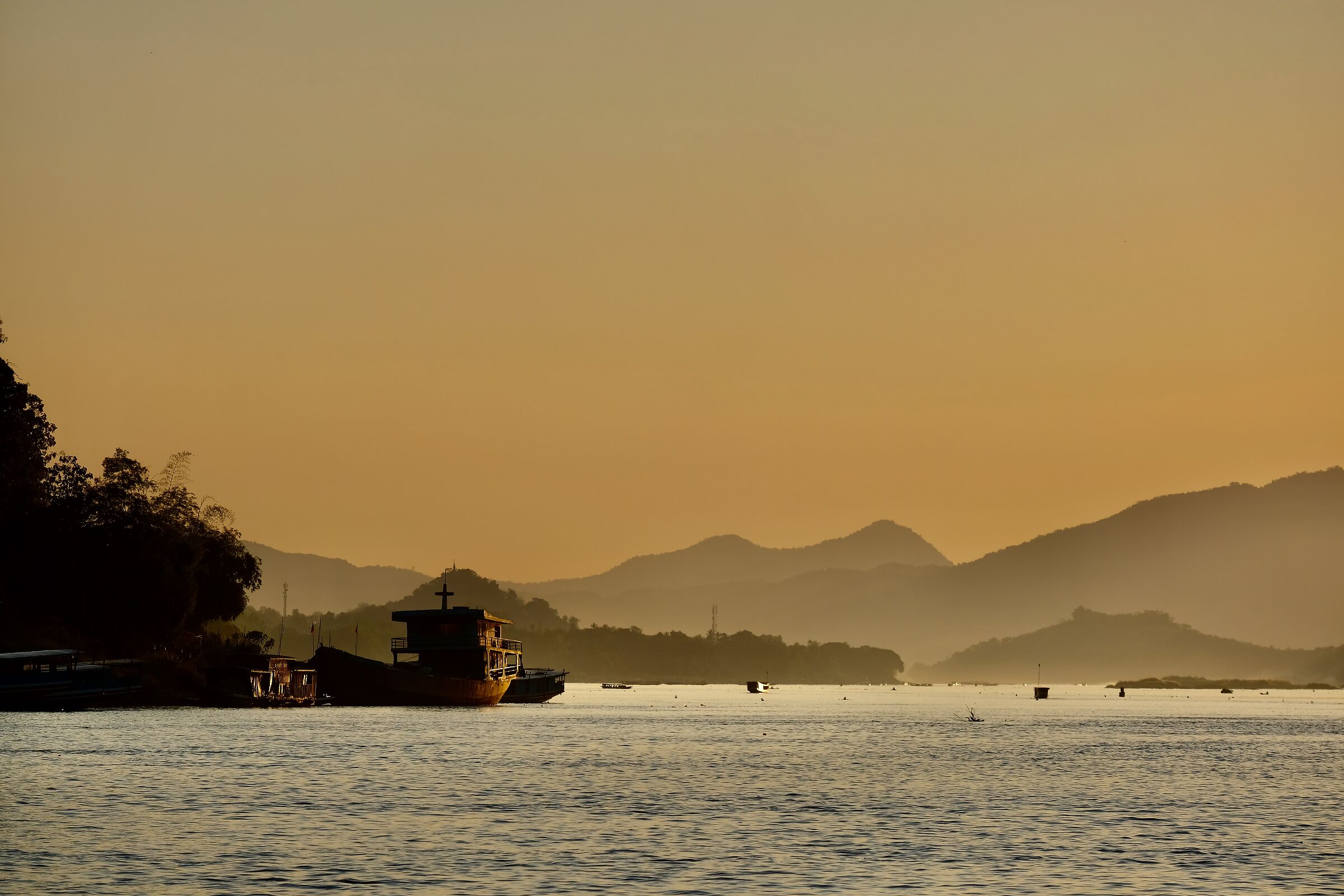 Tramonto sul Mekong...