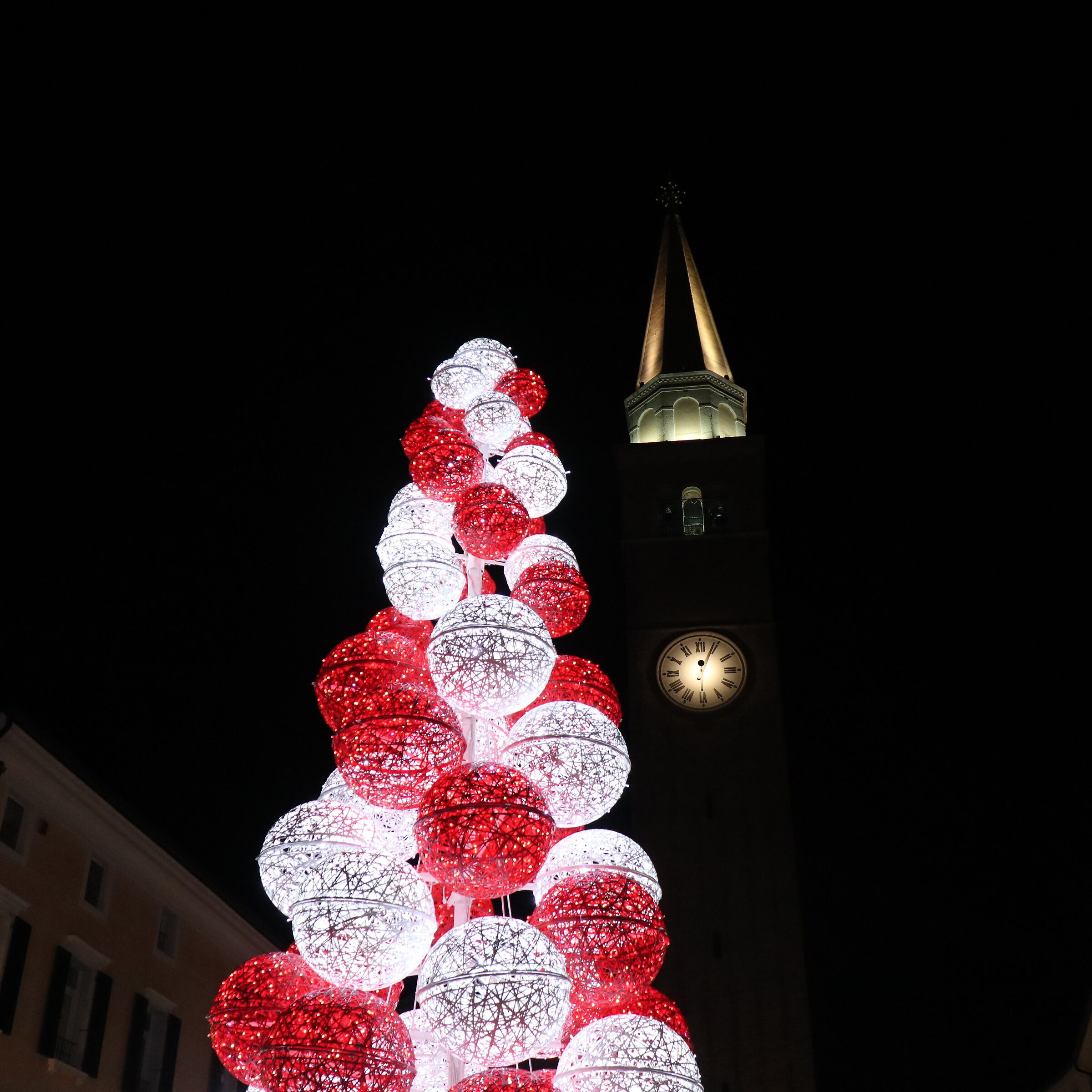 Christmas tree in the square...