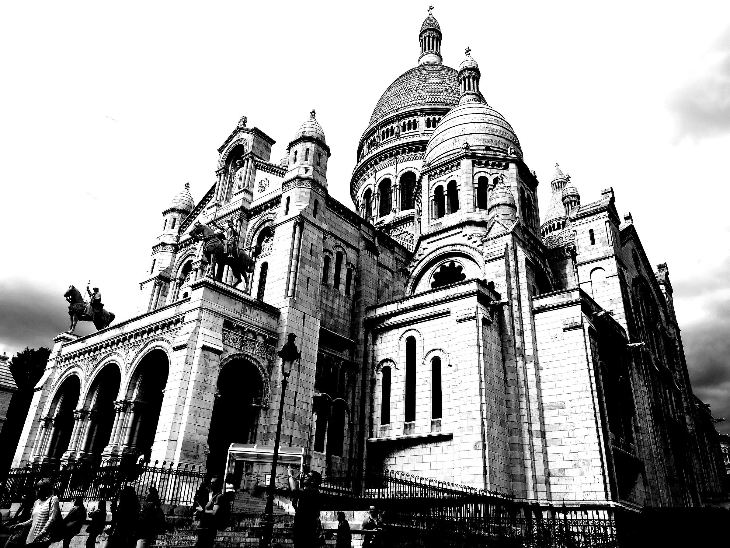Basilica of the Sacred Heart. Montmartre....