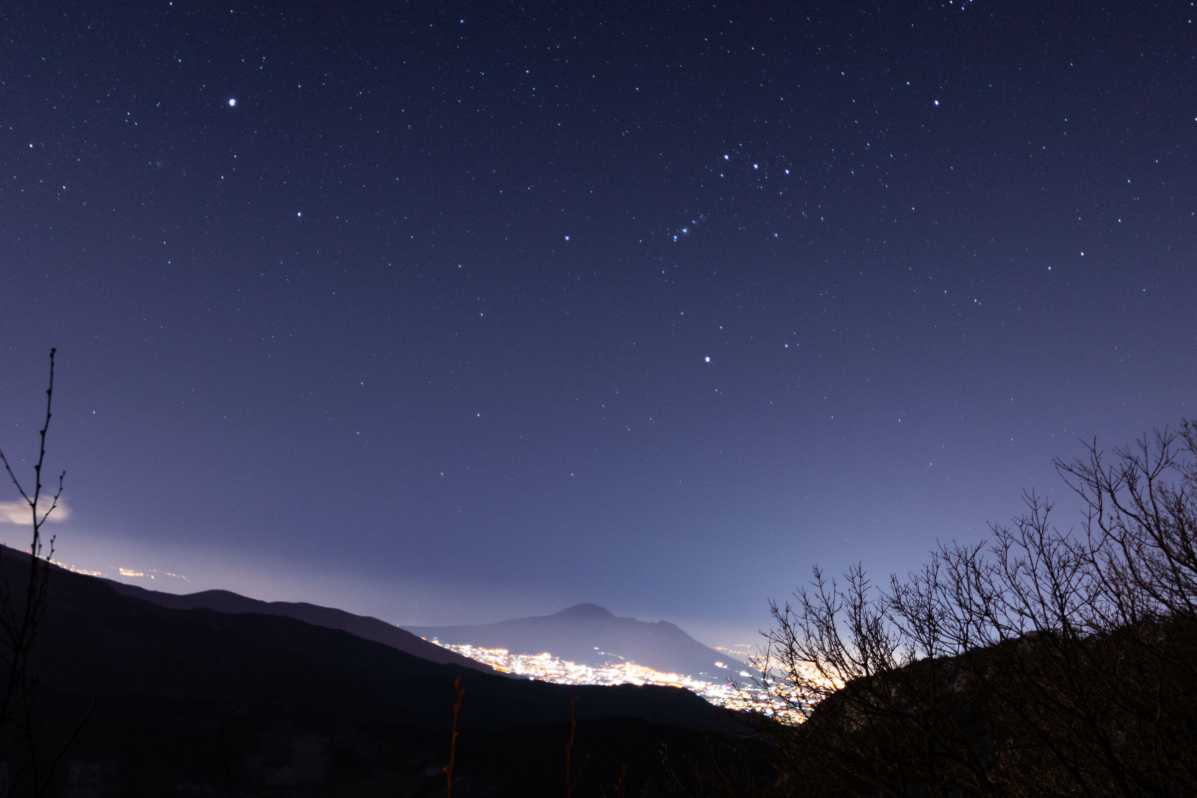 Sirius and the Constellation of Orion on Vesuvius...