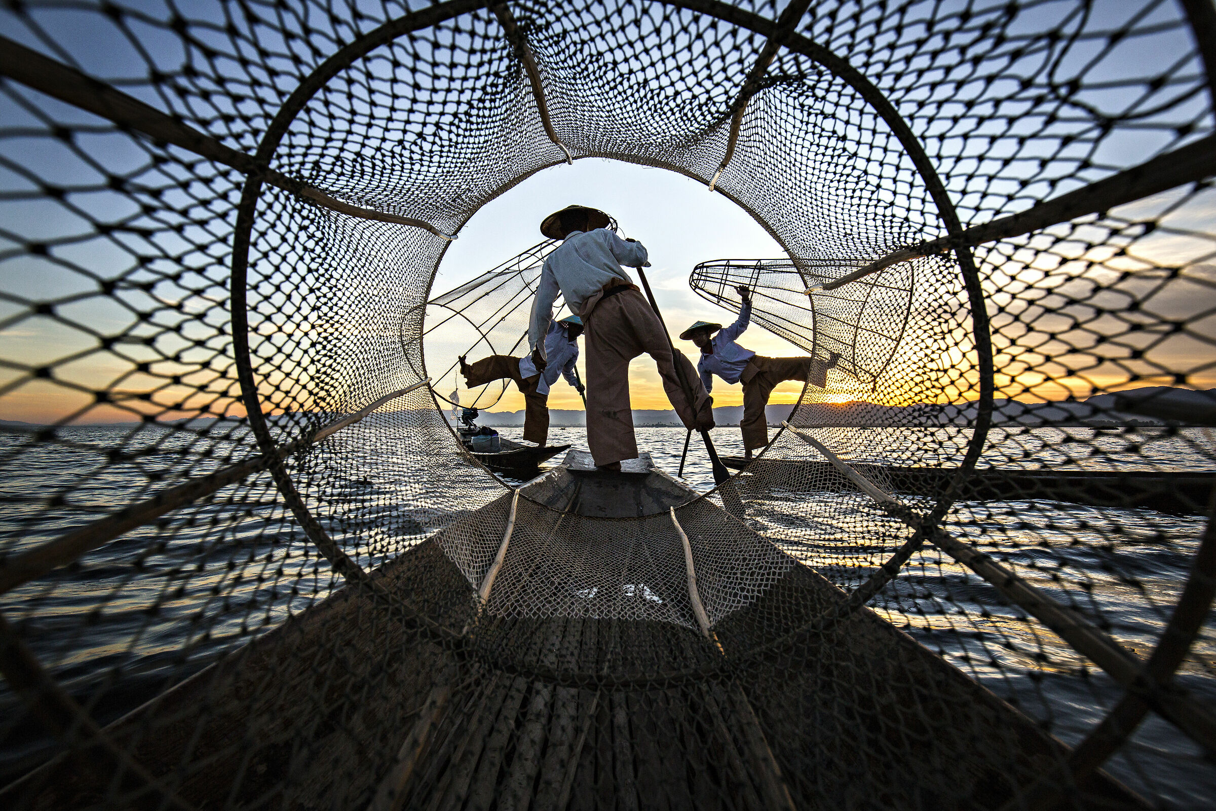 Pescatori lago Inle...