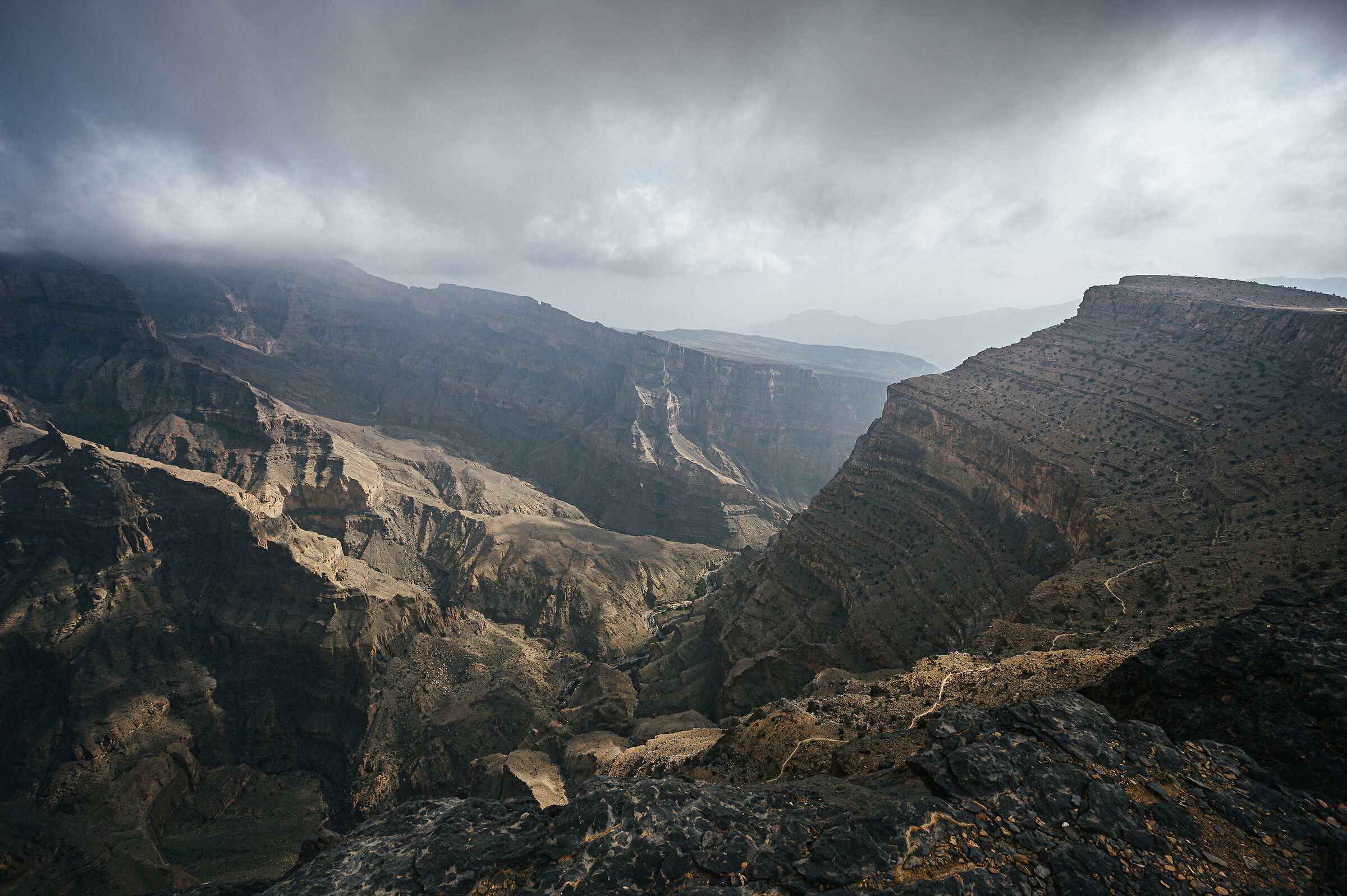 Jebel Shams - the Grand Canyon of Oman...