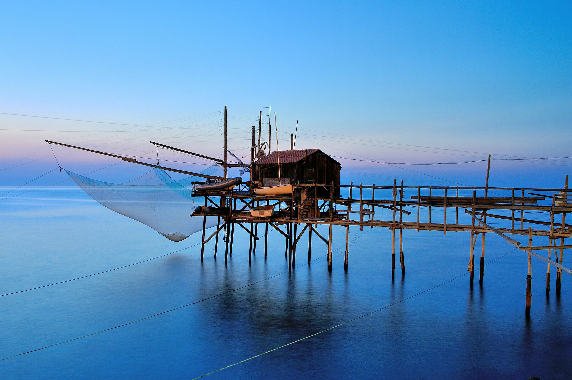 Termoli - Trabocco in blue... hour property...