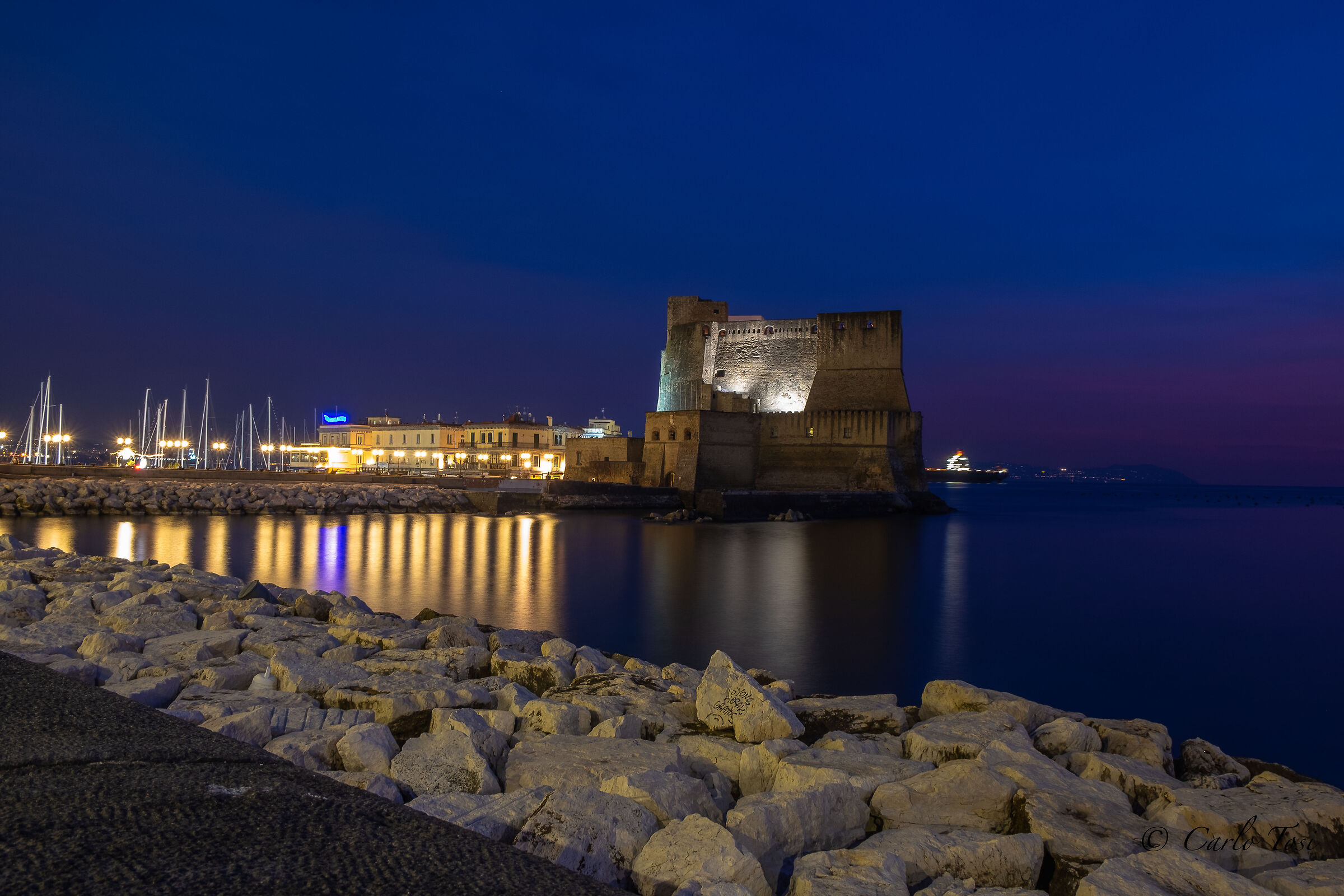Catel dell'Ovo - Naples at sunset 1...