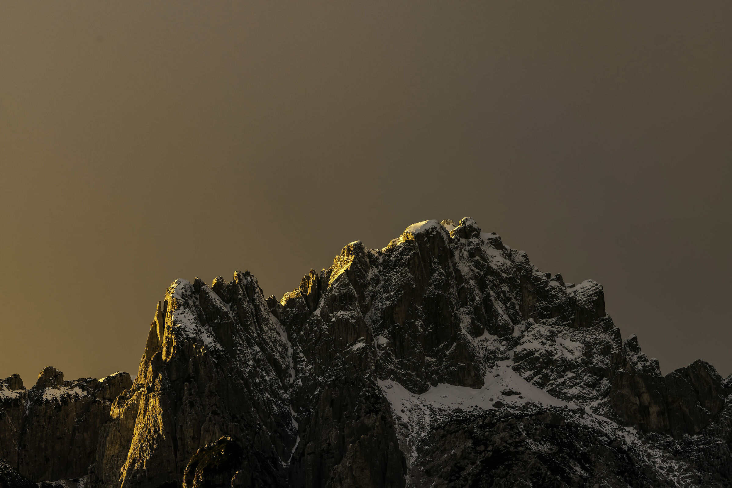 Alpine sunset...