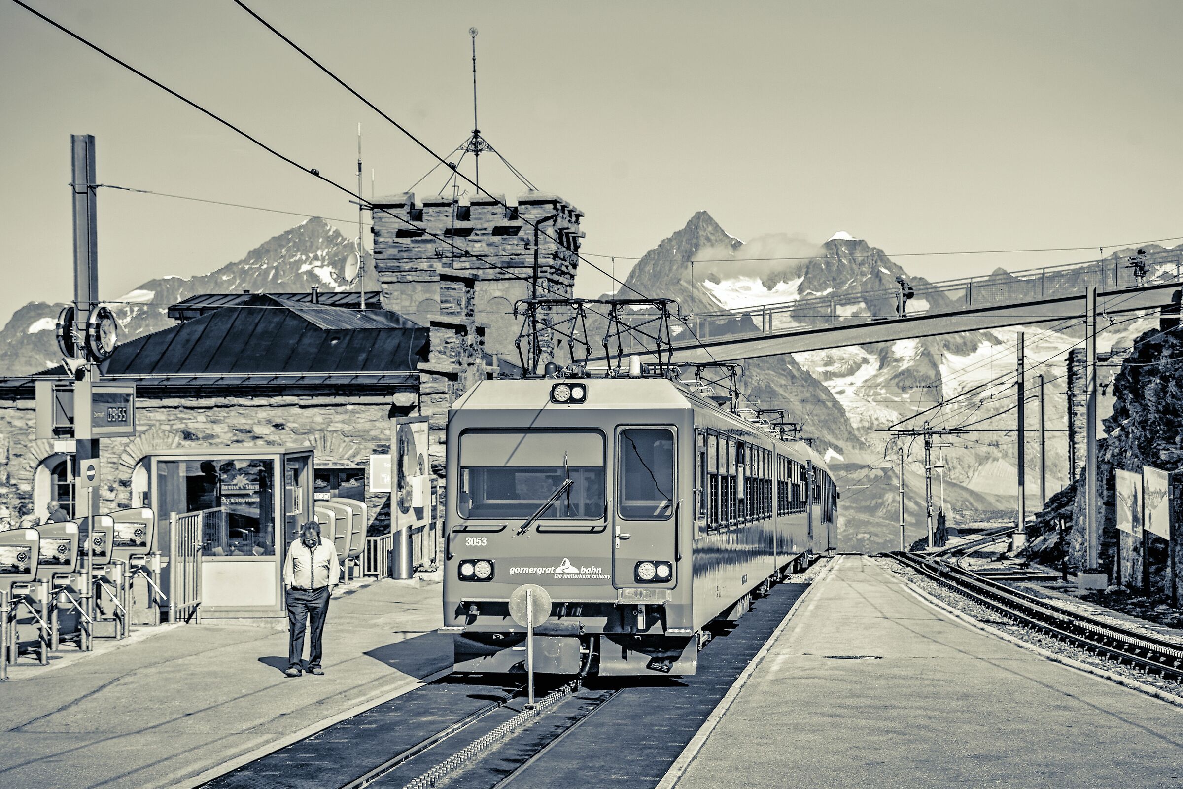 Gornergrat Railway Upper Station (Switzerland)...