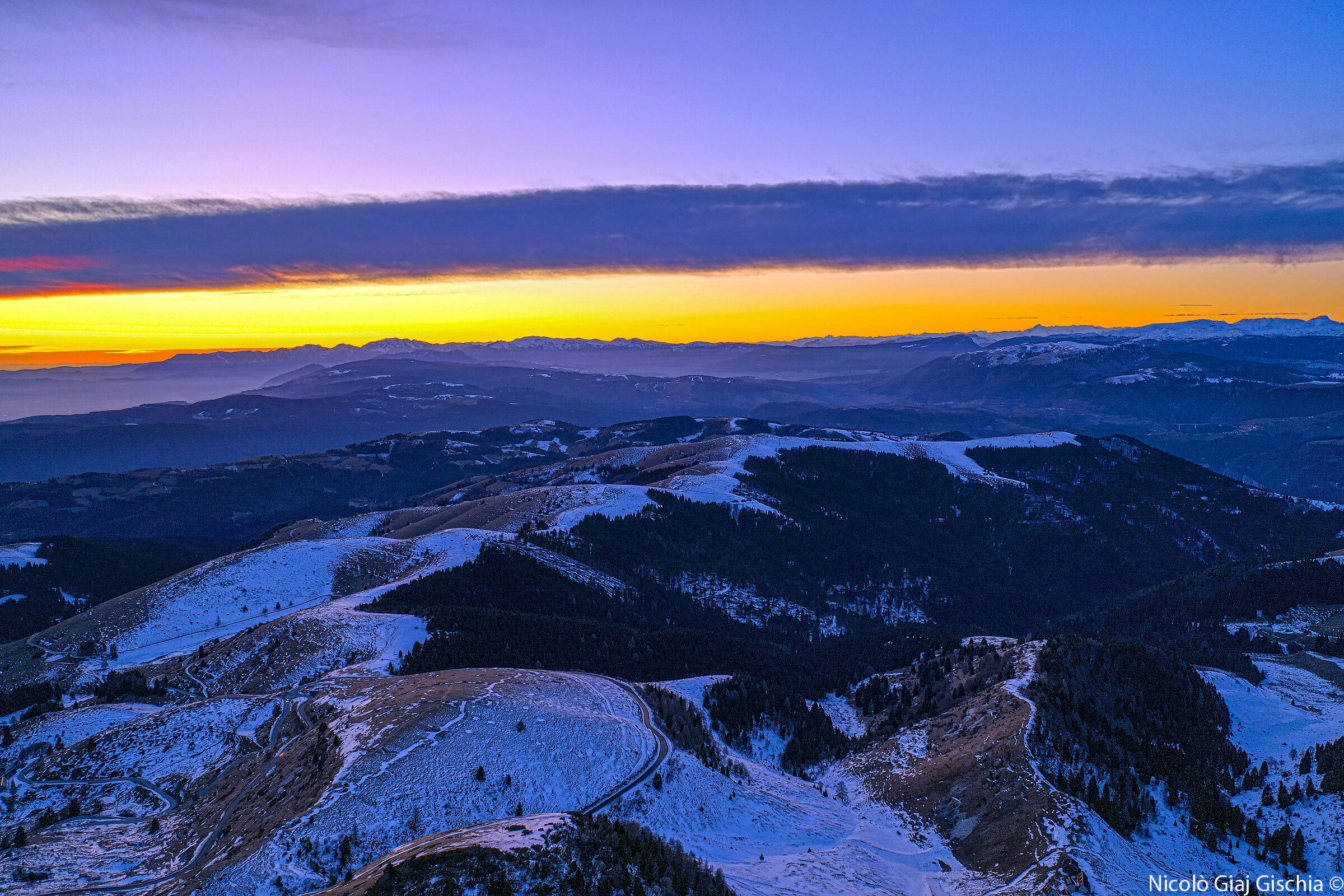 Sunset From Mount Grappa 1...