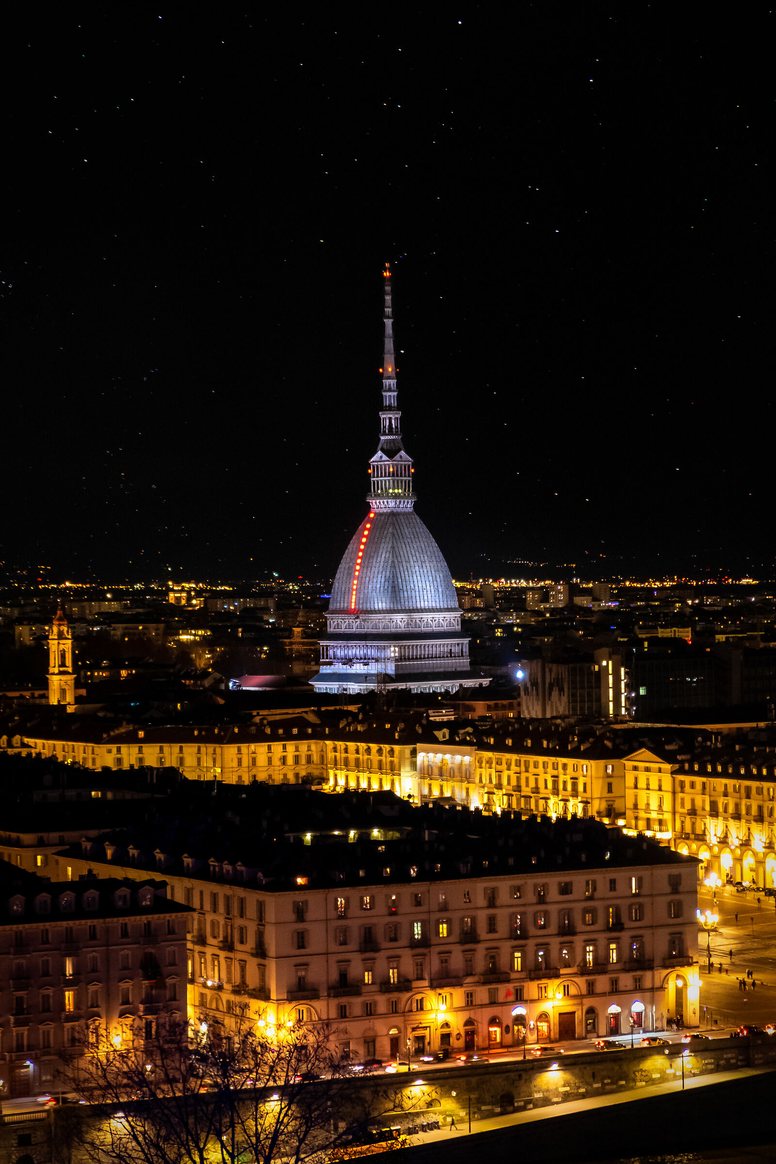 Turin's golden lights...