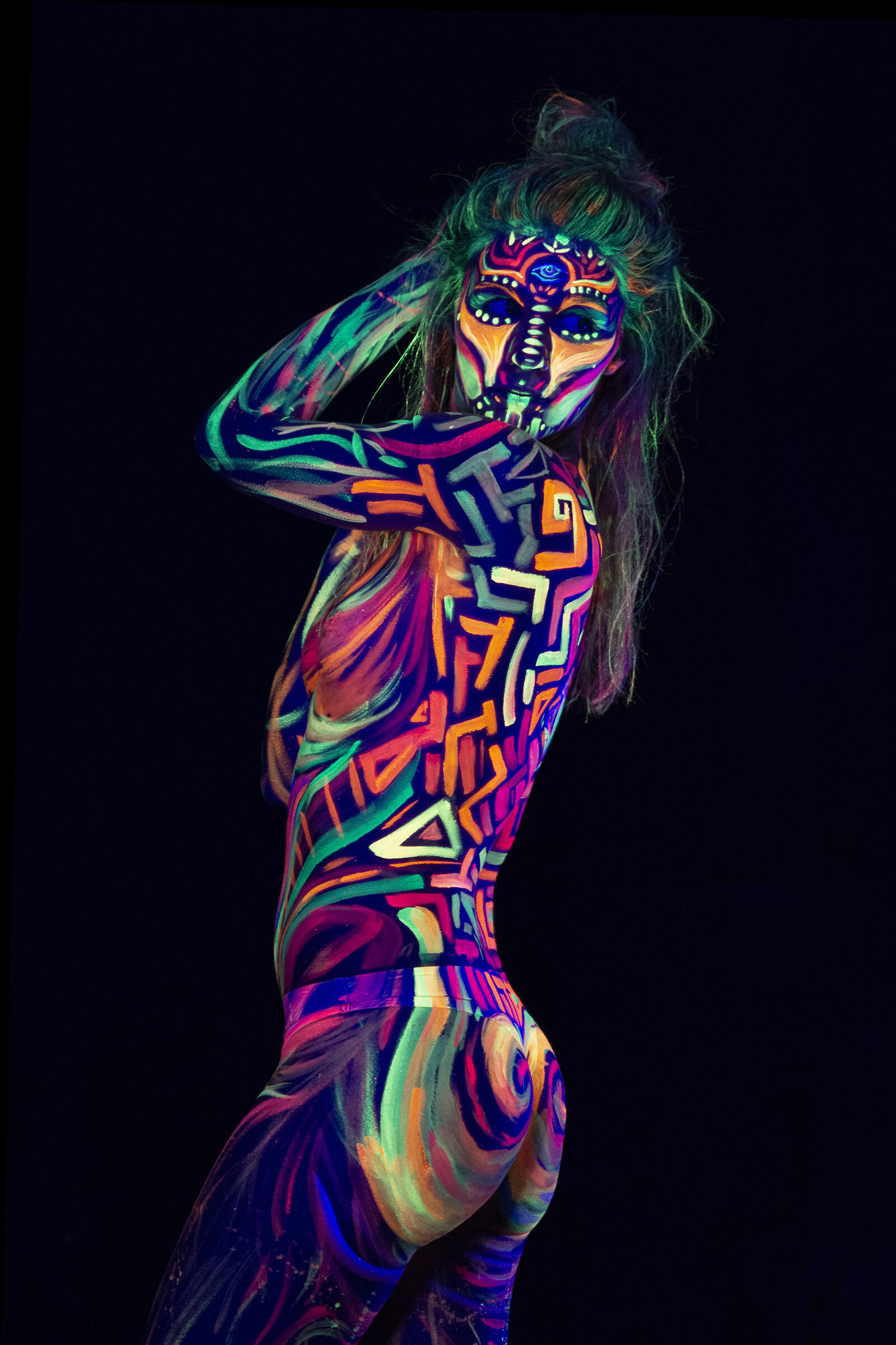 Body painting fluo...