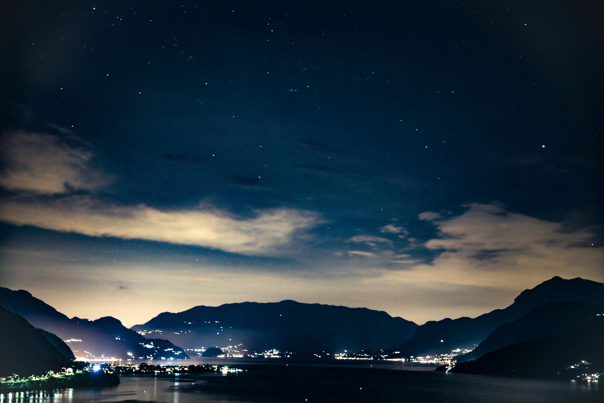 Lago di Como e le stelle...