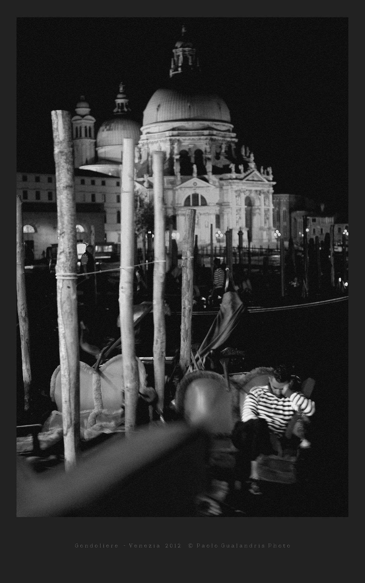Gondolier - Venice 2012......