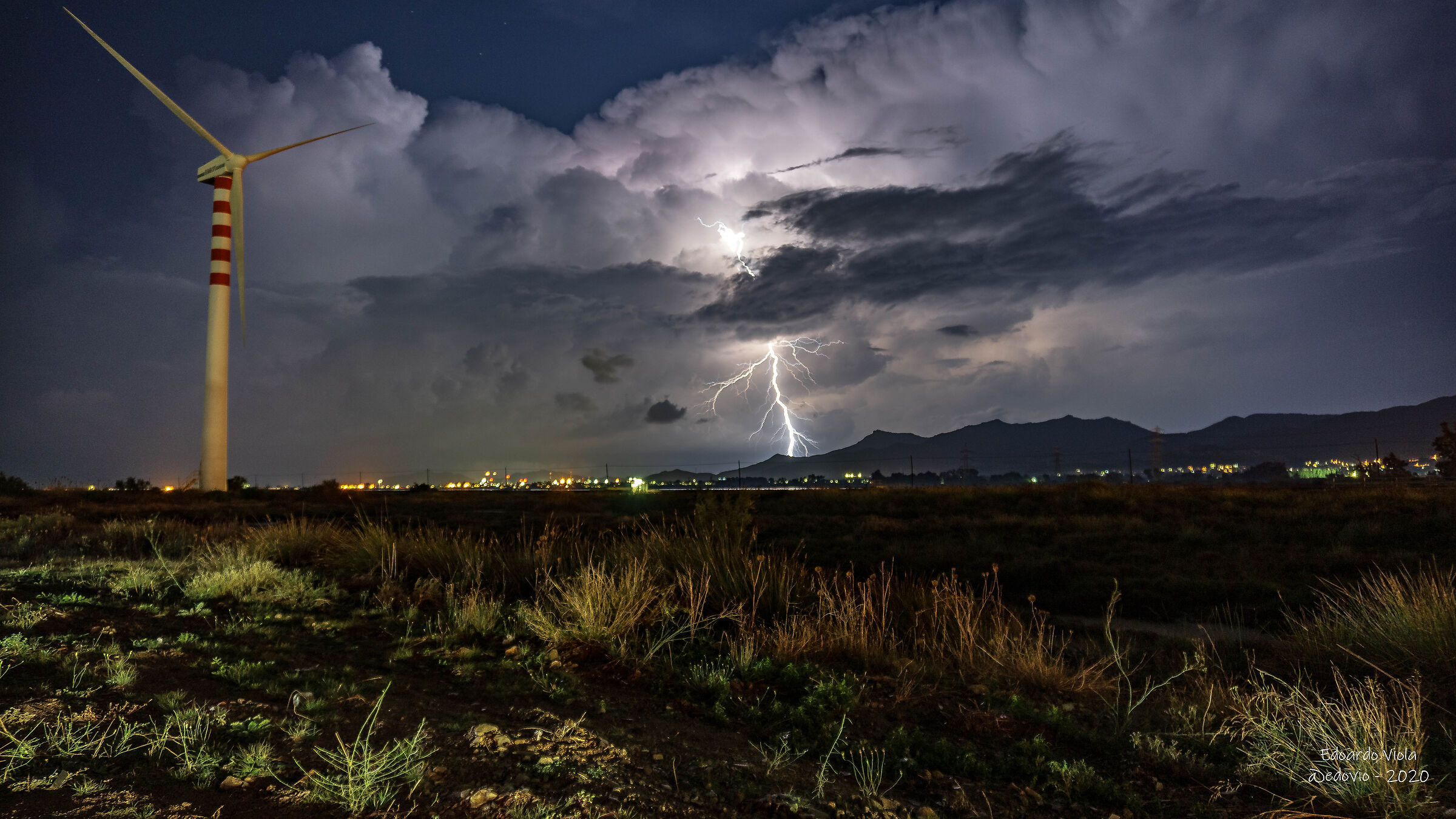 The storm...