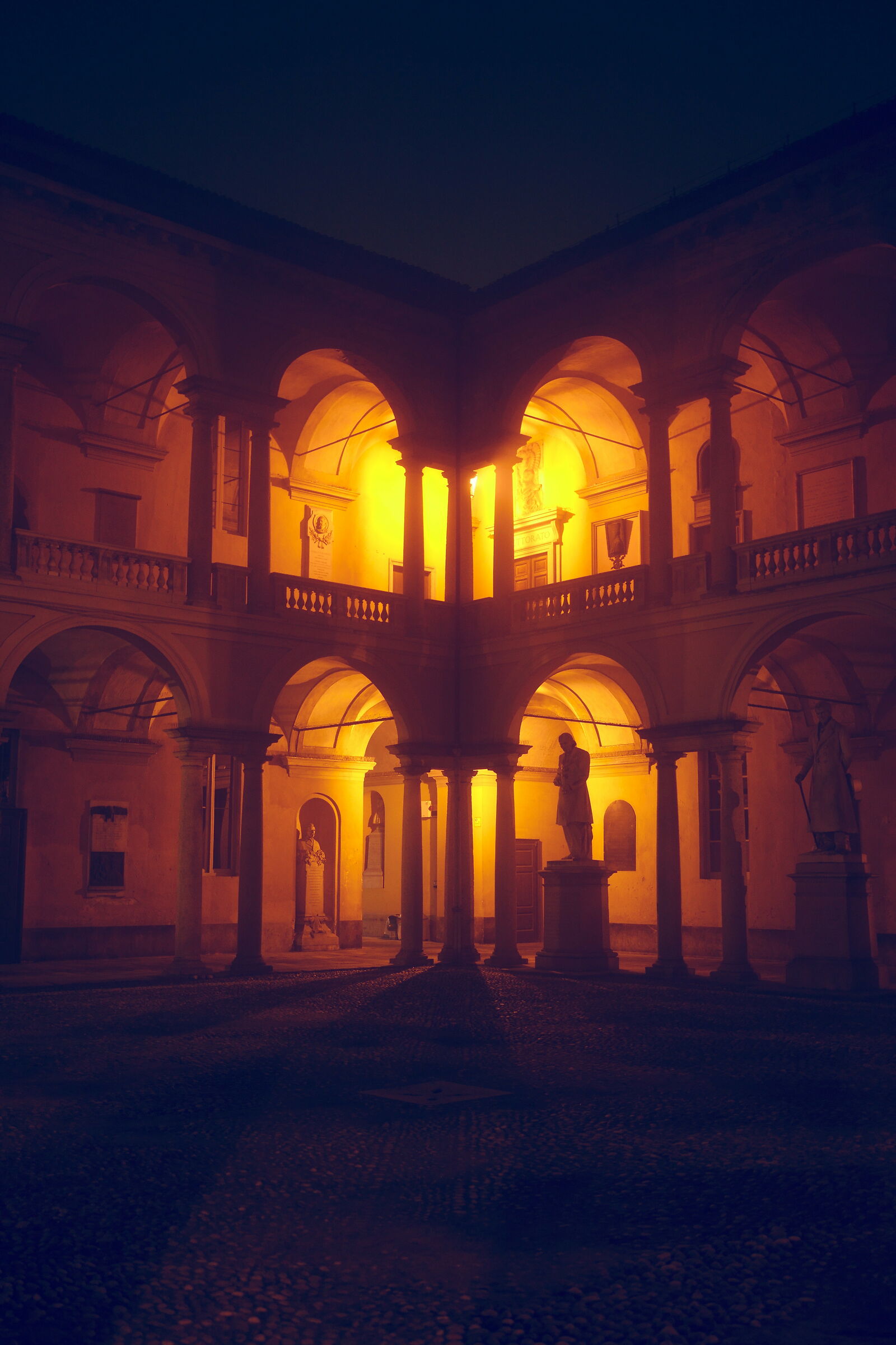Courtyard of the Statues, University of Pavia 1B...