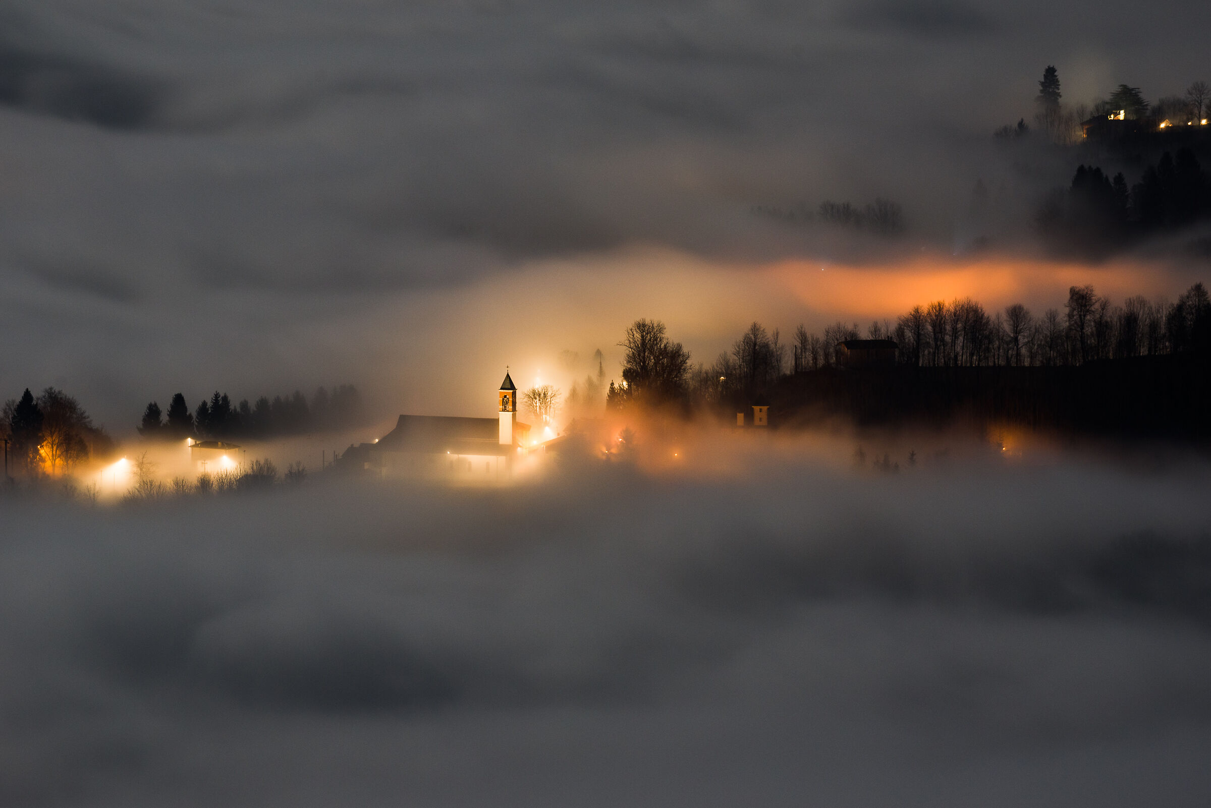 Castelvecchio nella nebbia...