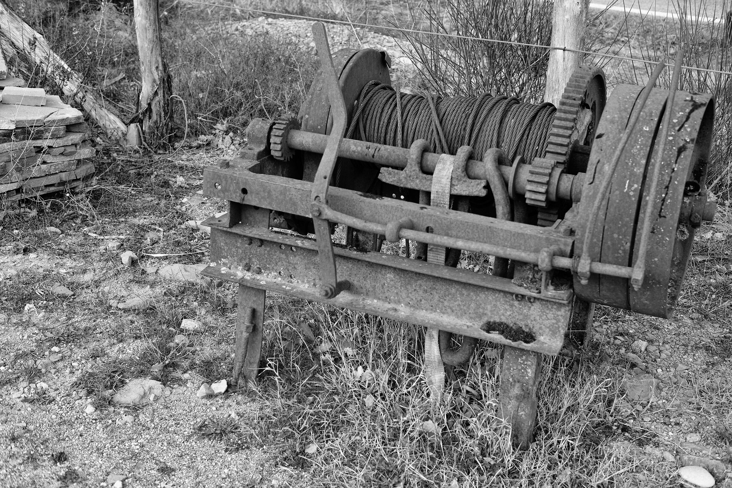 old winch...