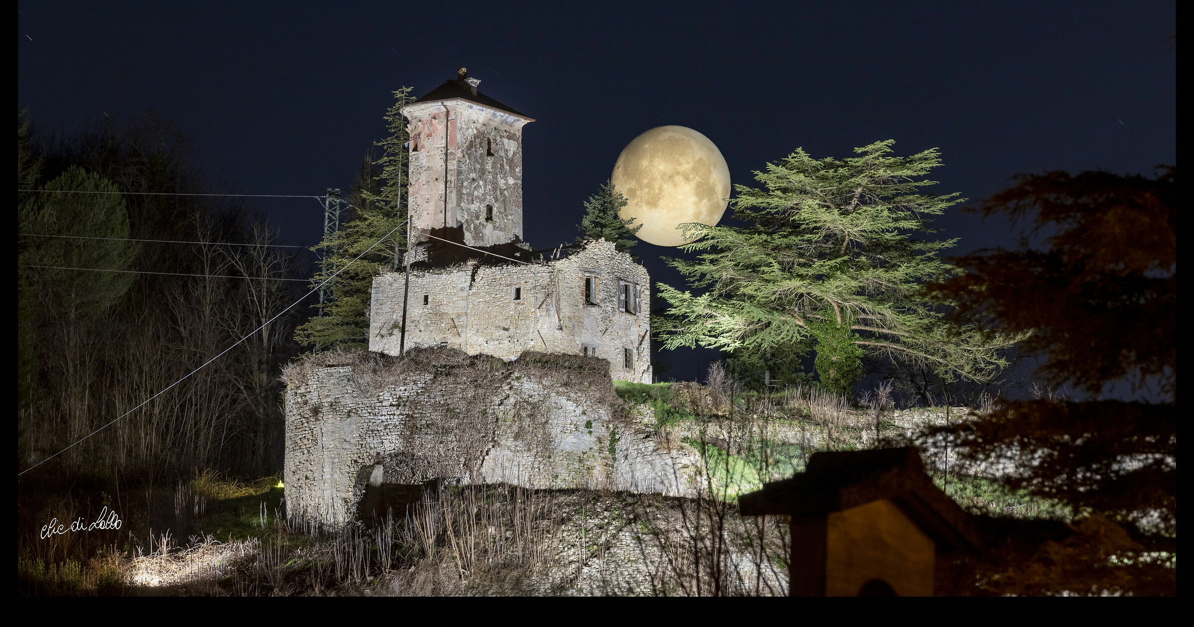 Luna piena al Castellaccio...