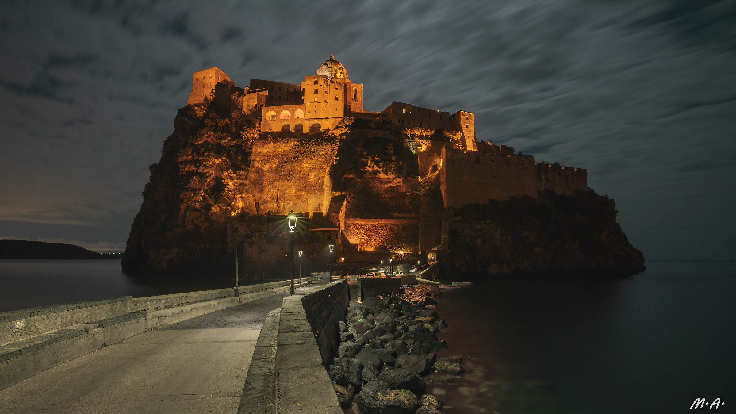 Aragonese Castle in the Moonlight 3...
