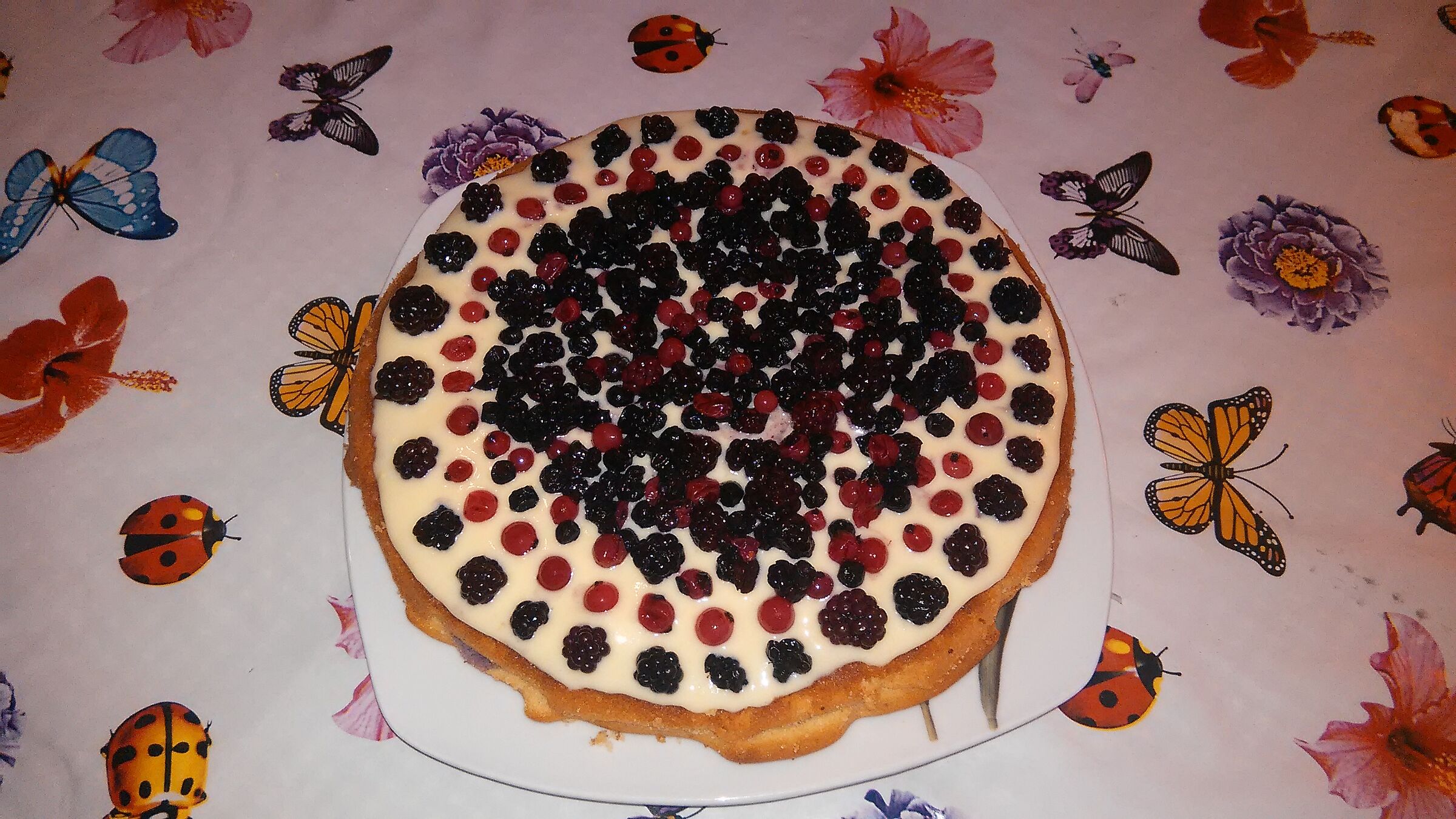 Berries cake...