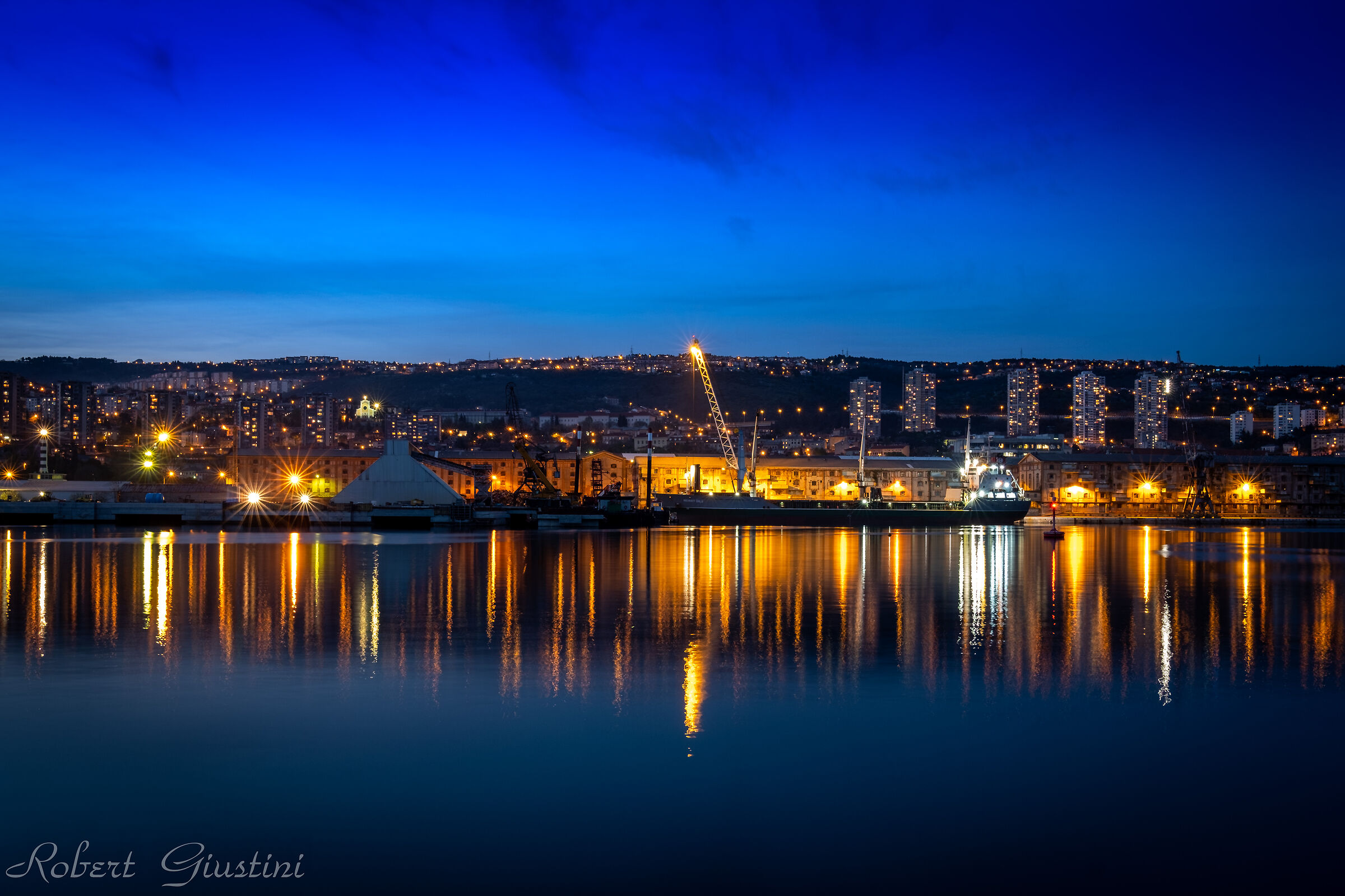 Rijeka by night...