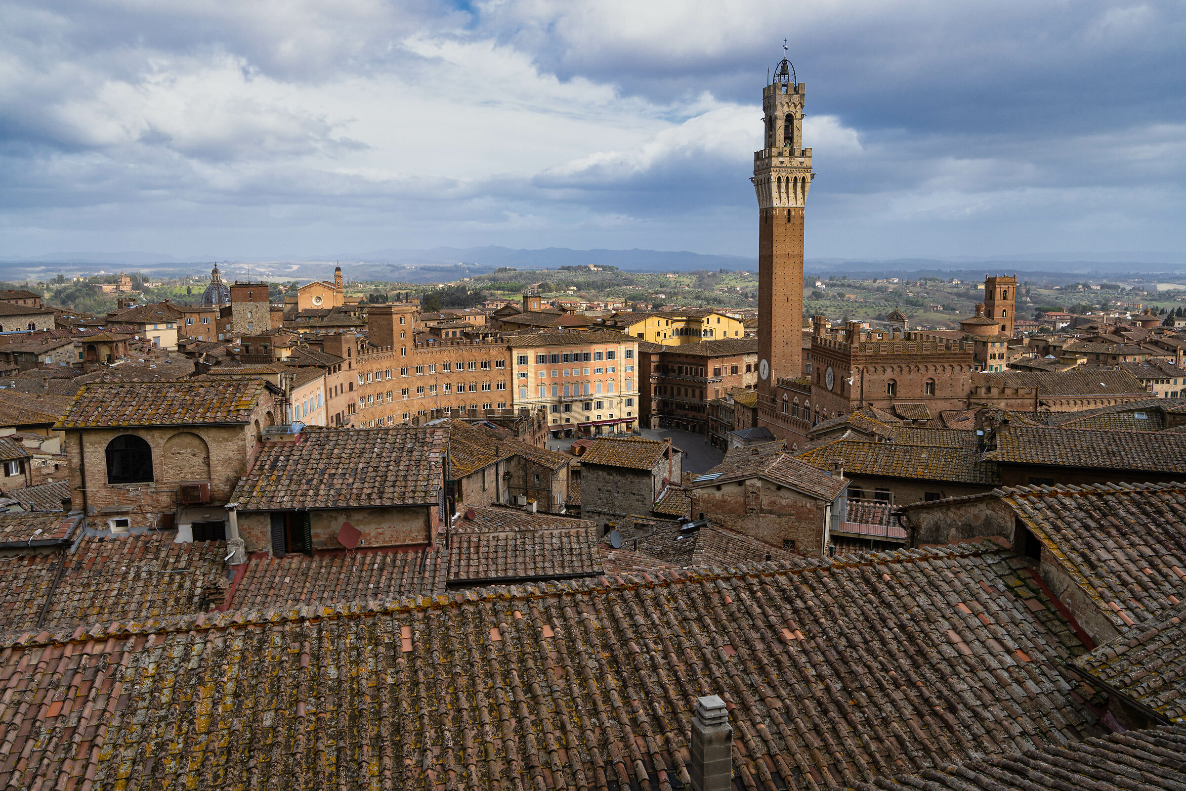 Panorama of Siena...