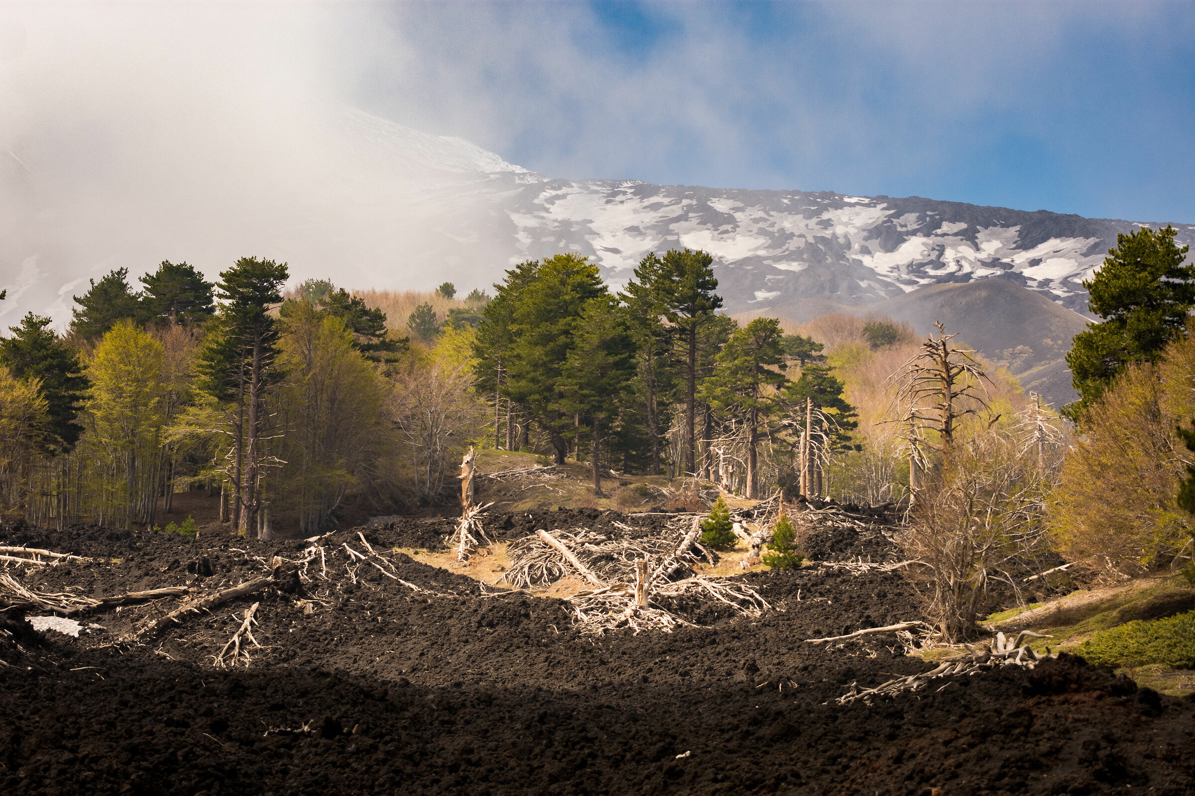 Winter on Mount Etna...
