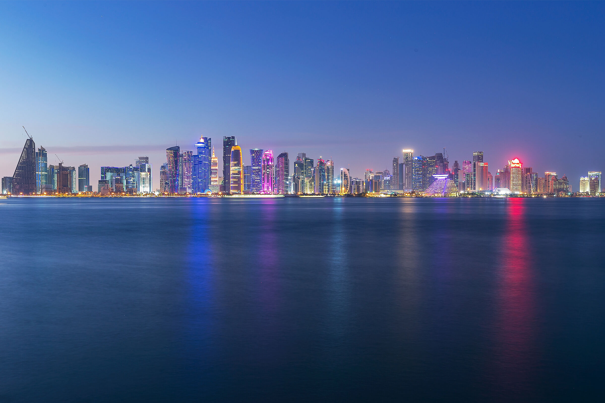 Doha the blue hour...
