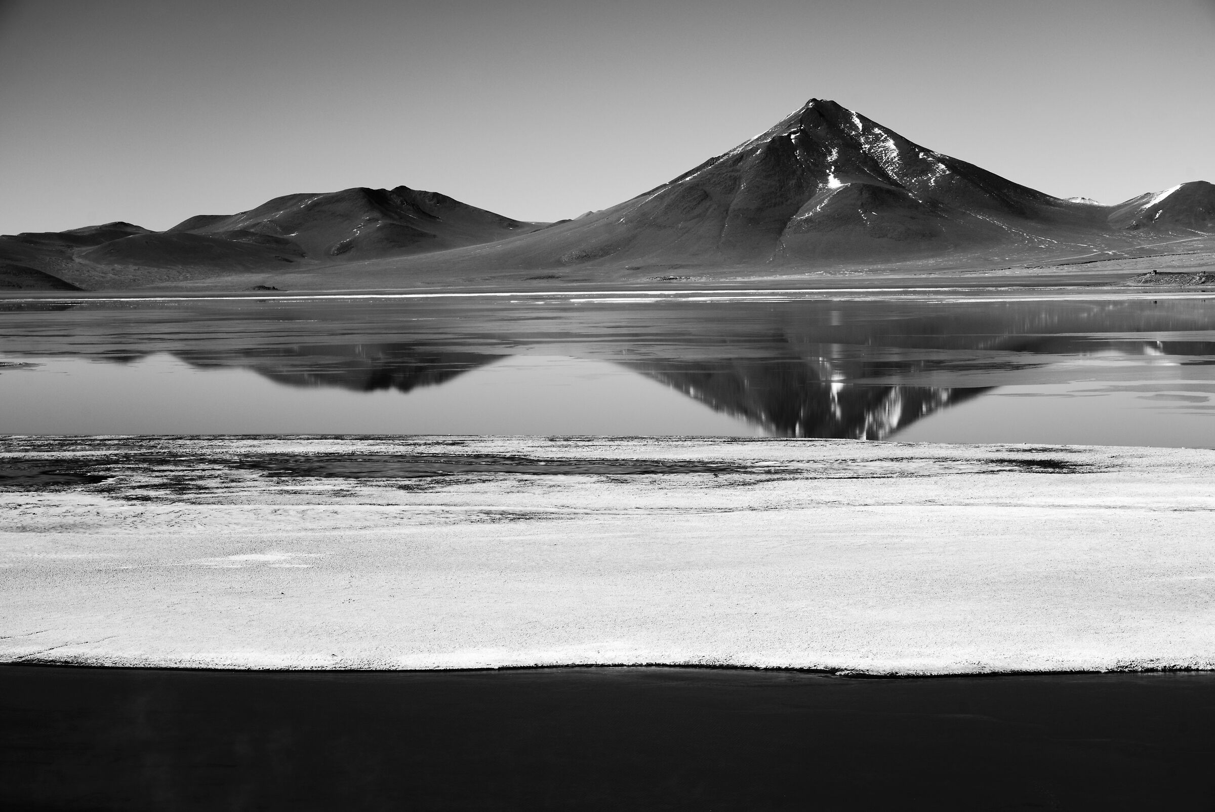 Laguna Colorada, Bolivia (versione BN)...