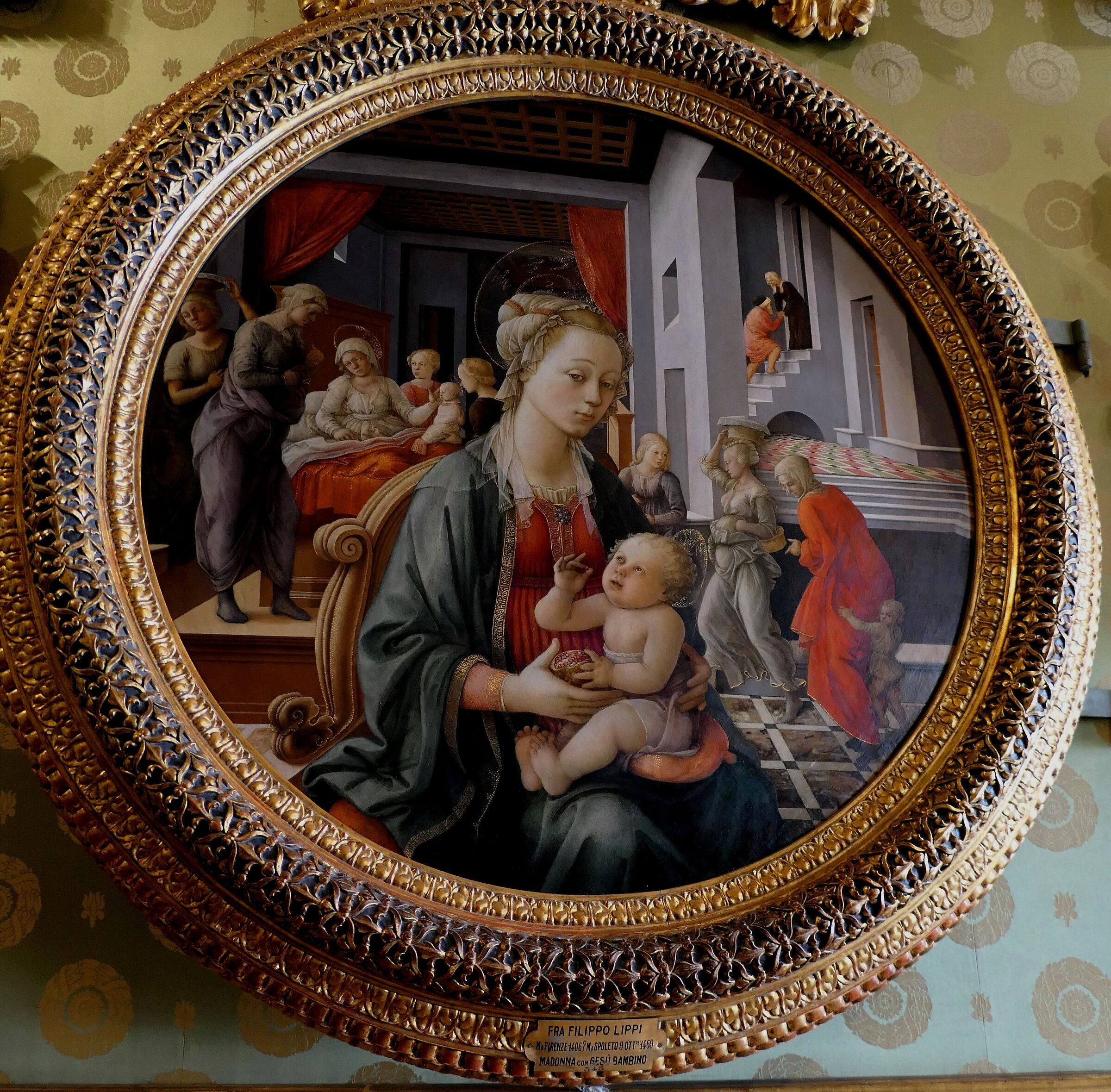 Galleria Palatina - Filippo Lippi - Madonna col Bambino...