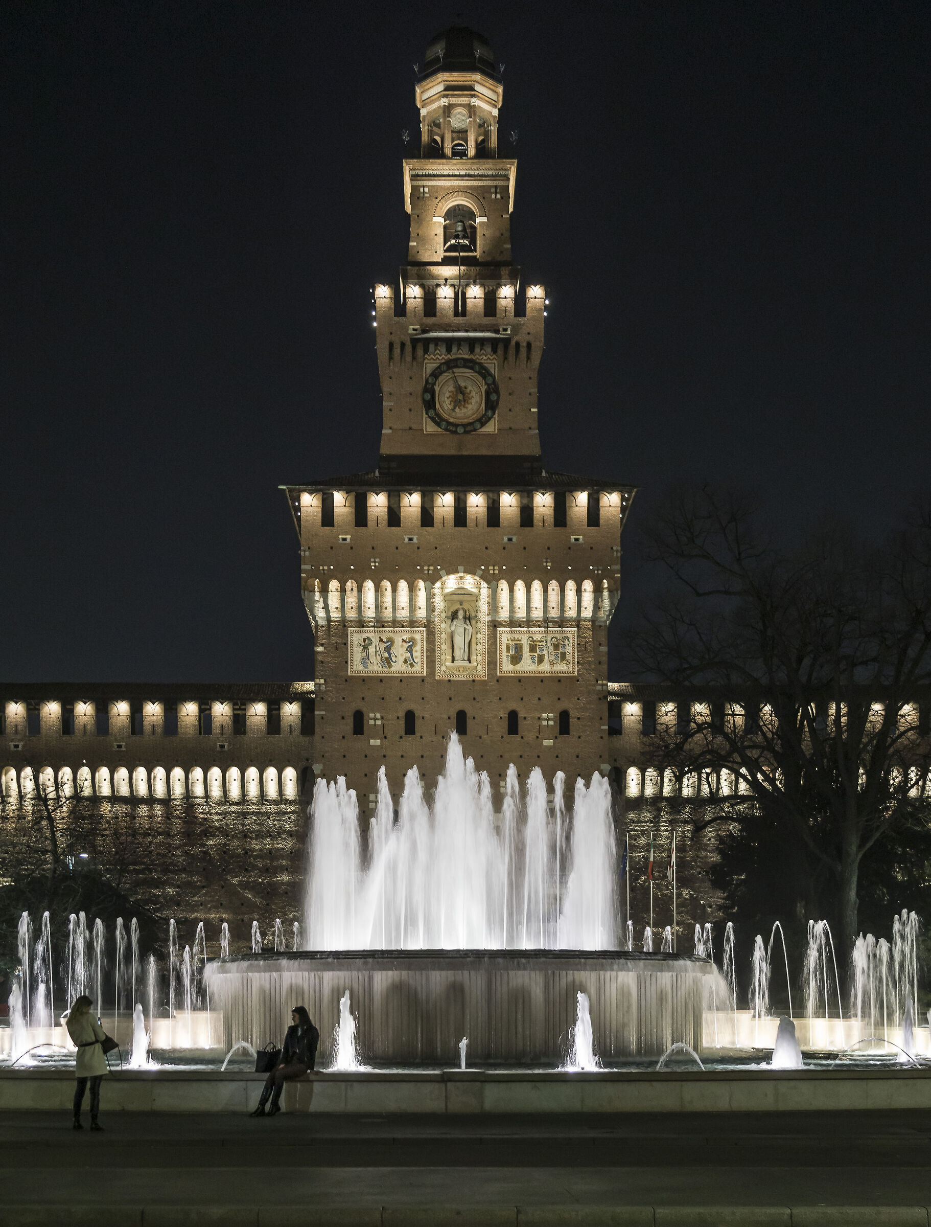 Torre del Filarete e fontana "Torta degli sposi" - 2...