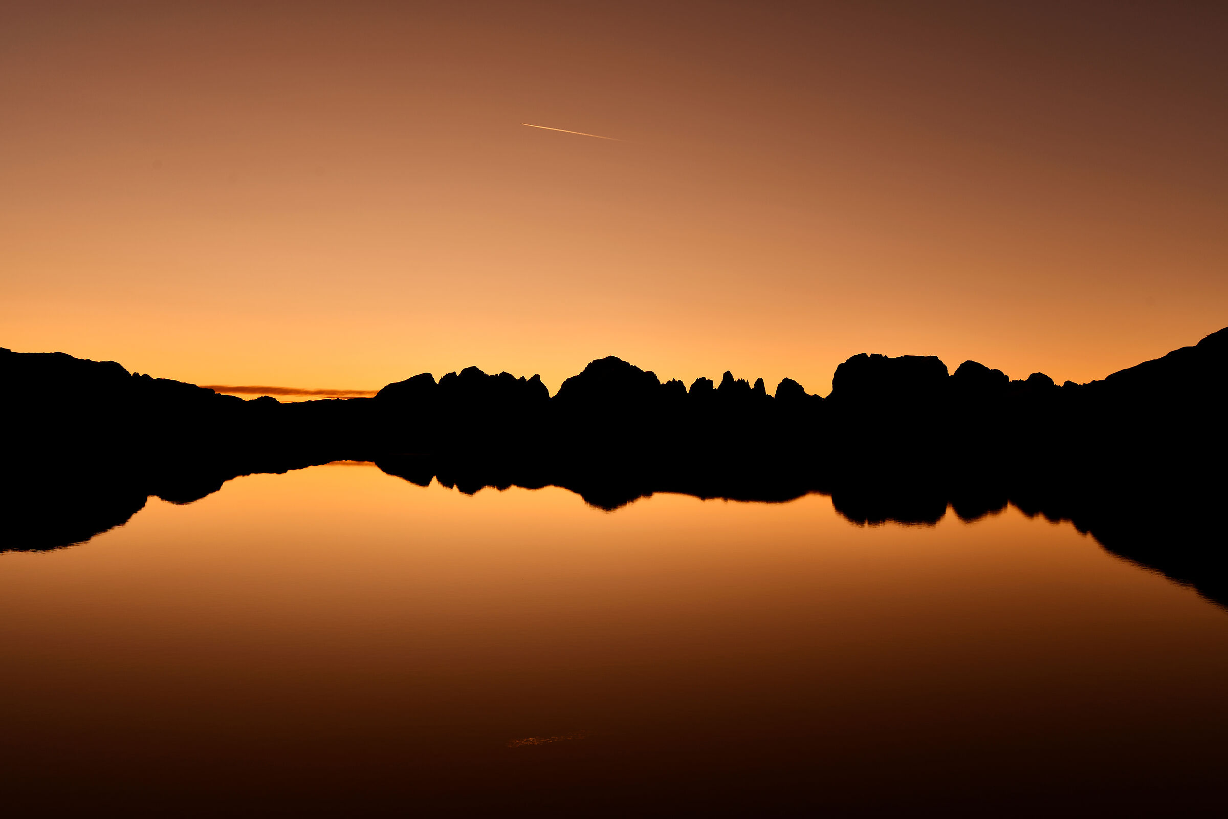 L'alba al lago Nero...