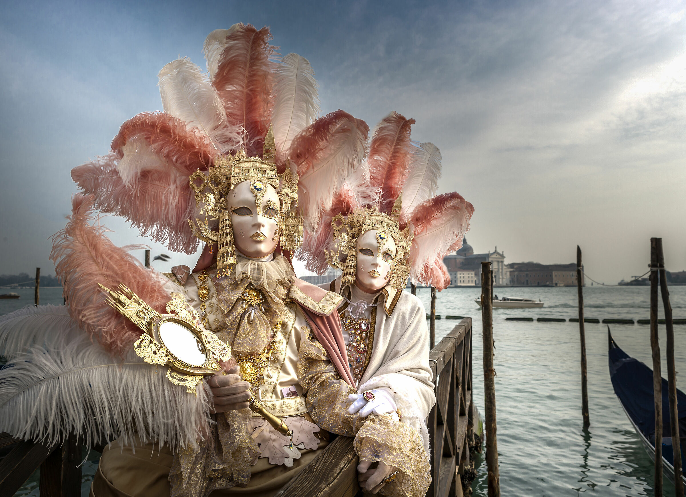 The masked ladies in Venice...