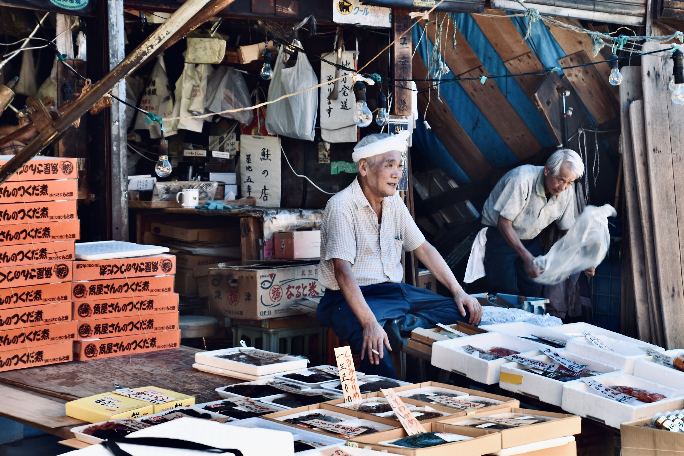 Mercato del pesce di Tsukiji...