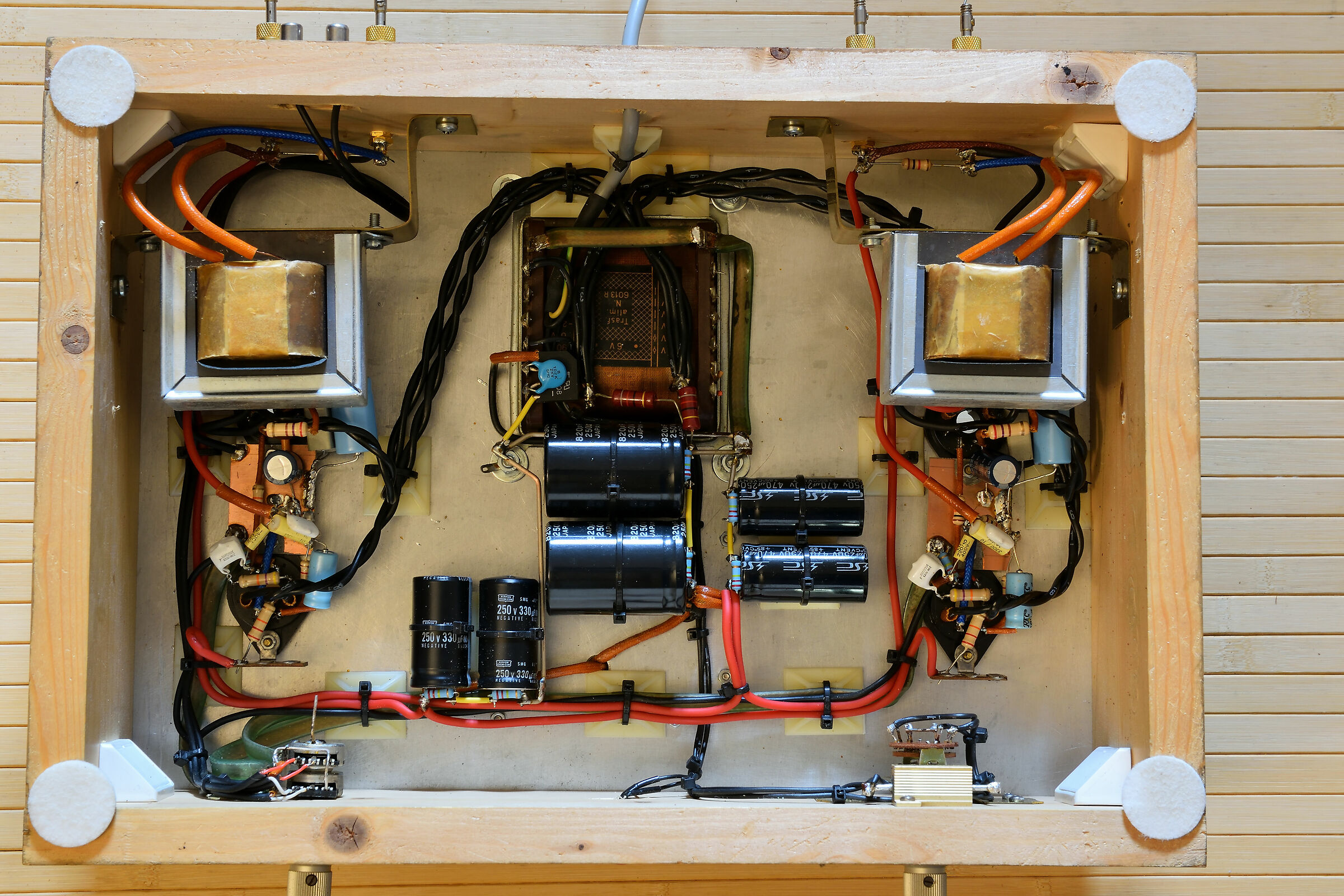 Amplifier kt88 - 6C5 SE (A) - wiring...
