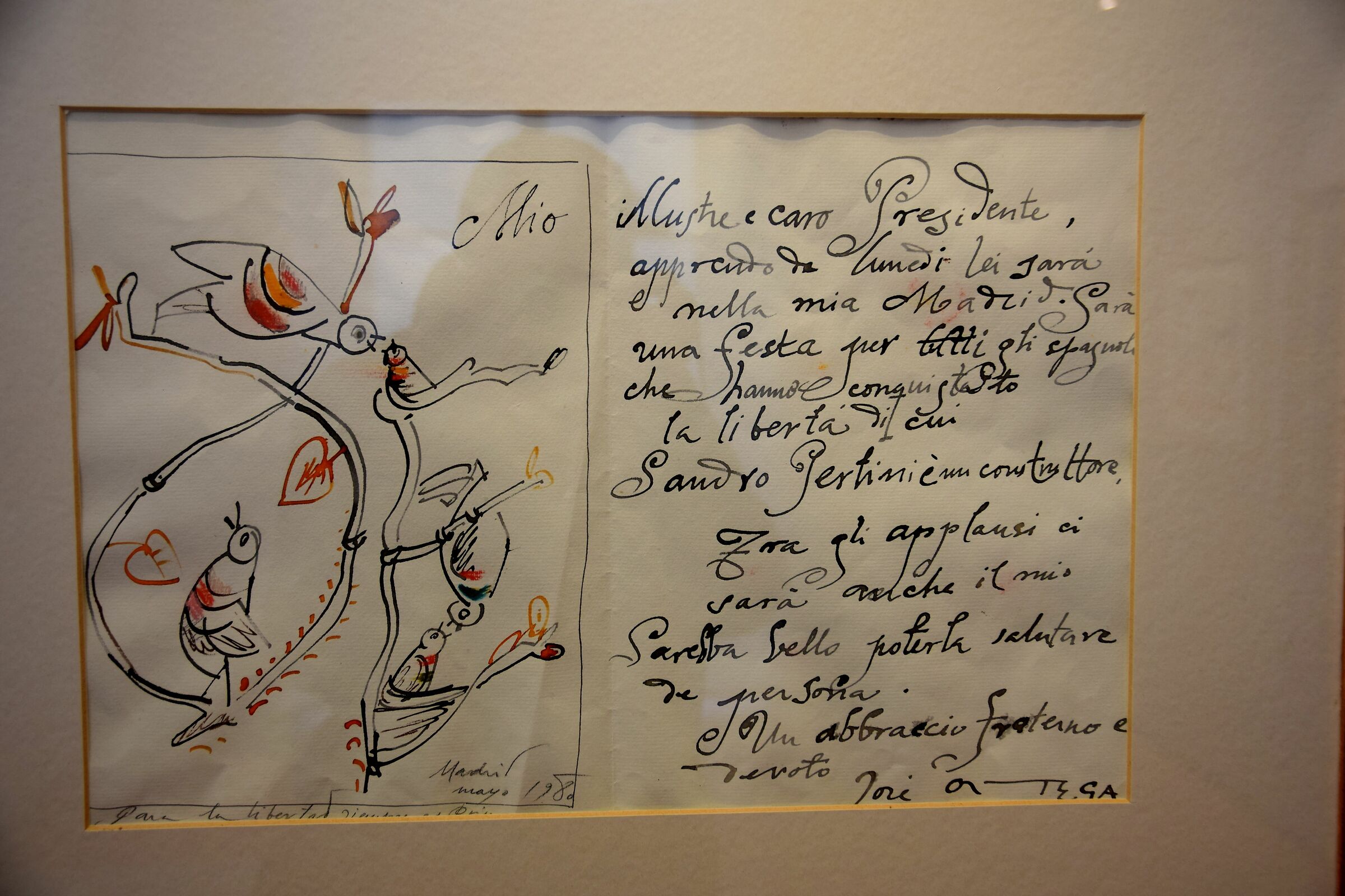 Museo Pertini - José Ortega "Lettera a Sandro Pertini"...