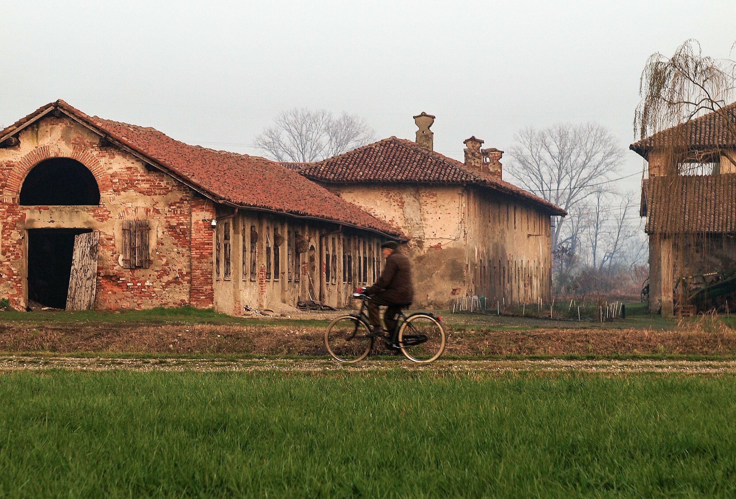 Old Lombardy farmhouses....