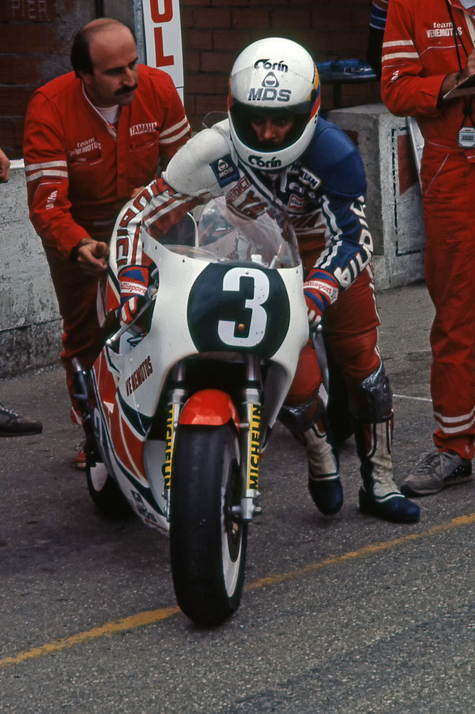Carlos Lavado GP Nazioni Mugello 1985...