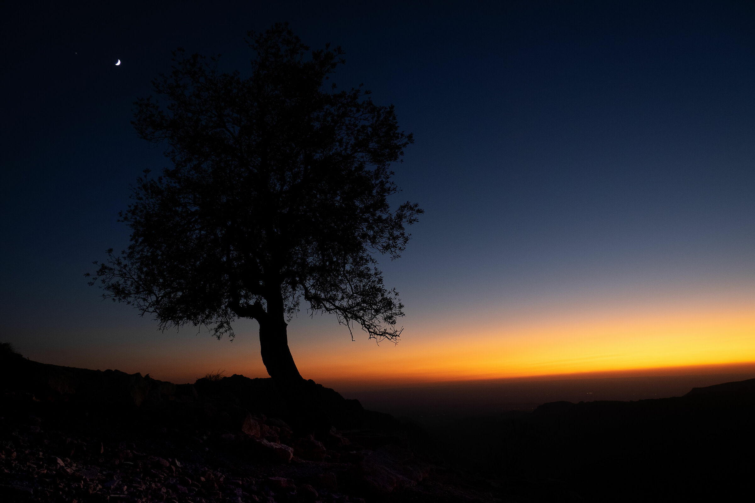 Sunset in Dana - Jordan...