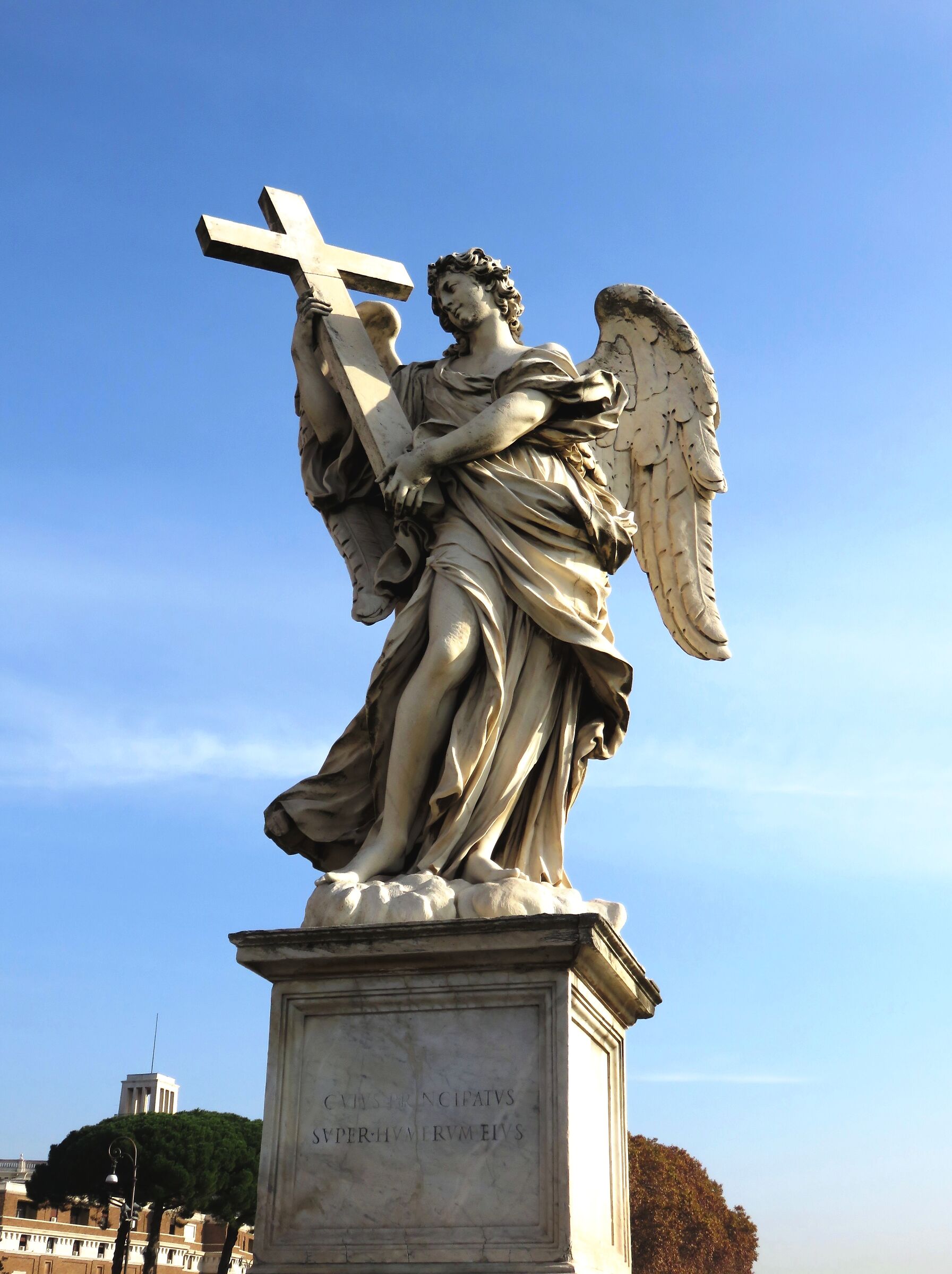 Sant'Angelo Bridge - Bernini "Angel with the Cross"...