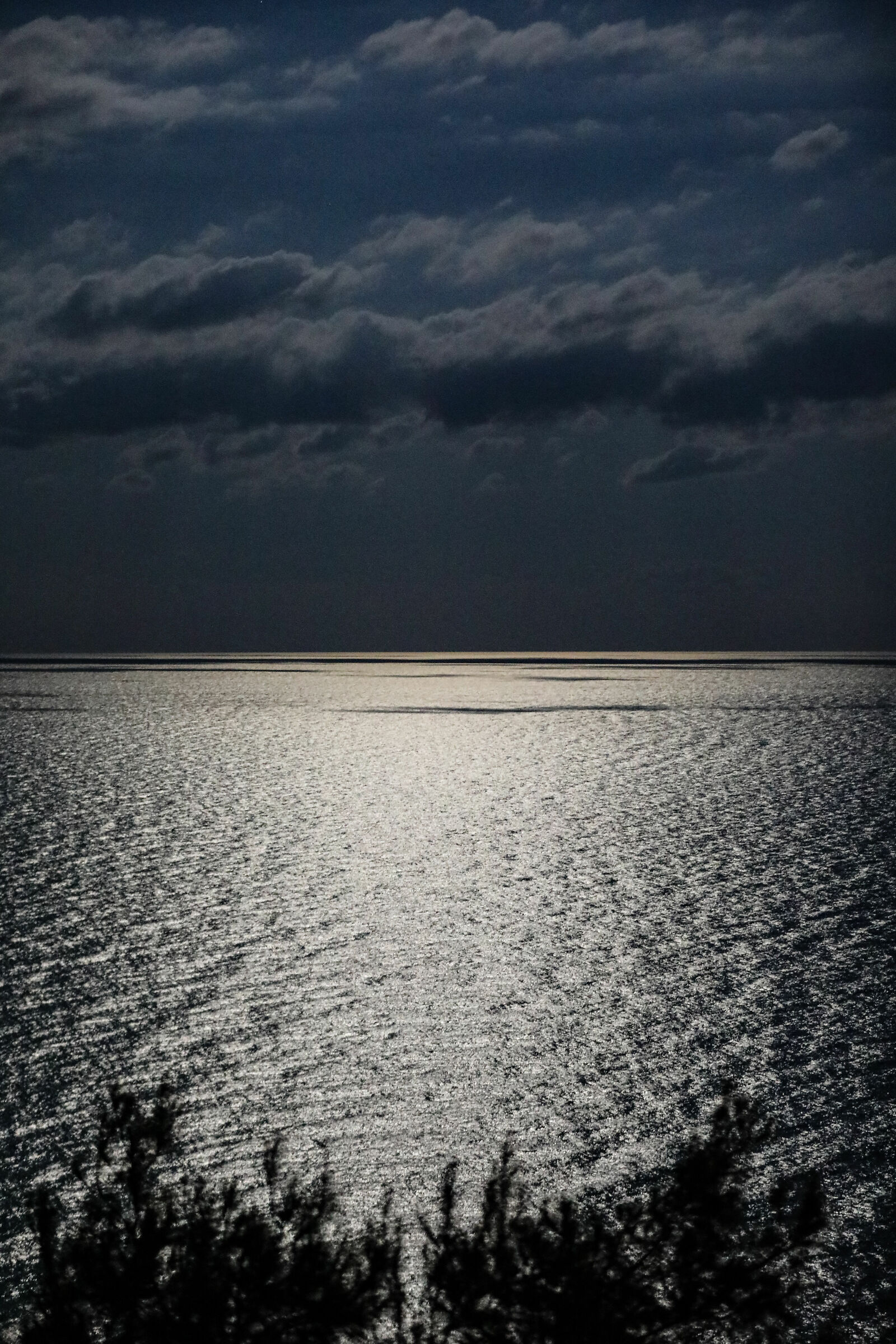 Luna sul mare di Sirolo...