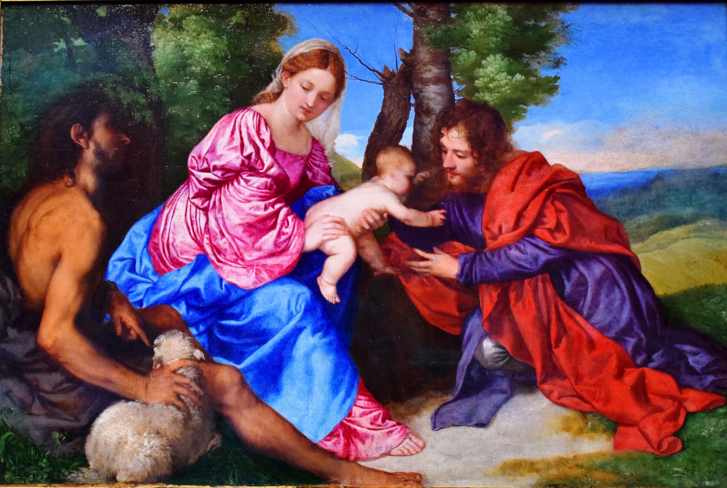 National Scottish Gallery -Titian "Virgin with Child"...