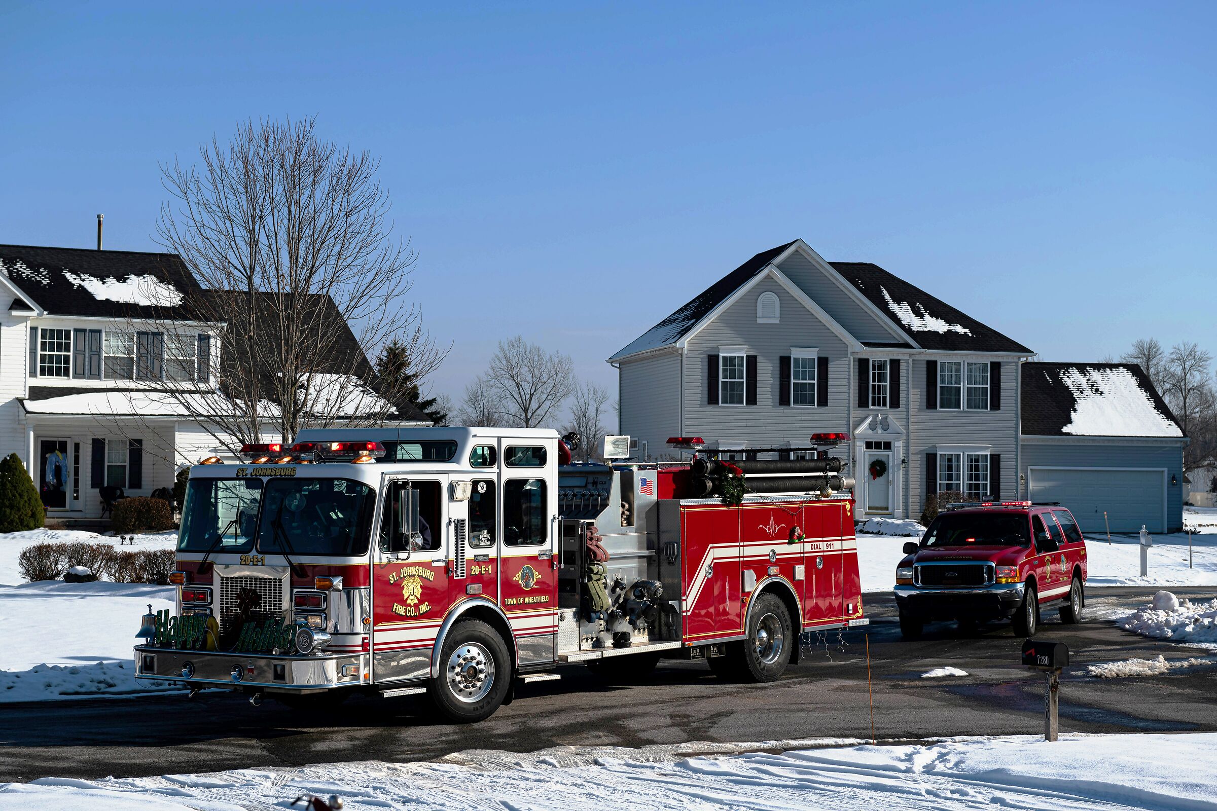 Fire St. Johnsburg, New Hampshire...