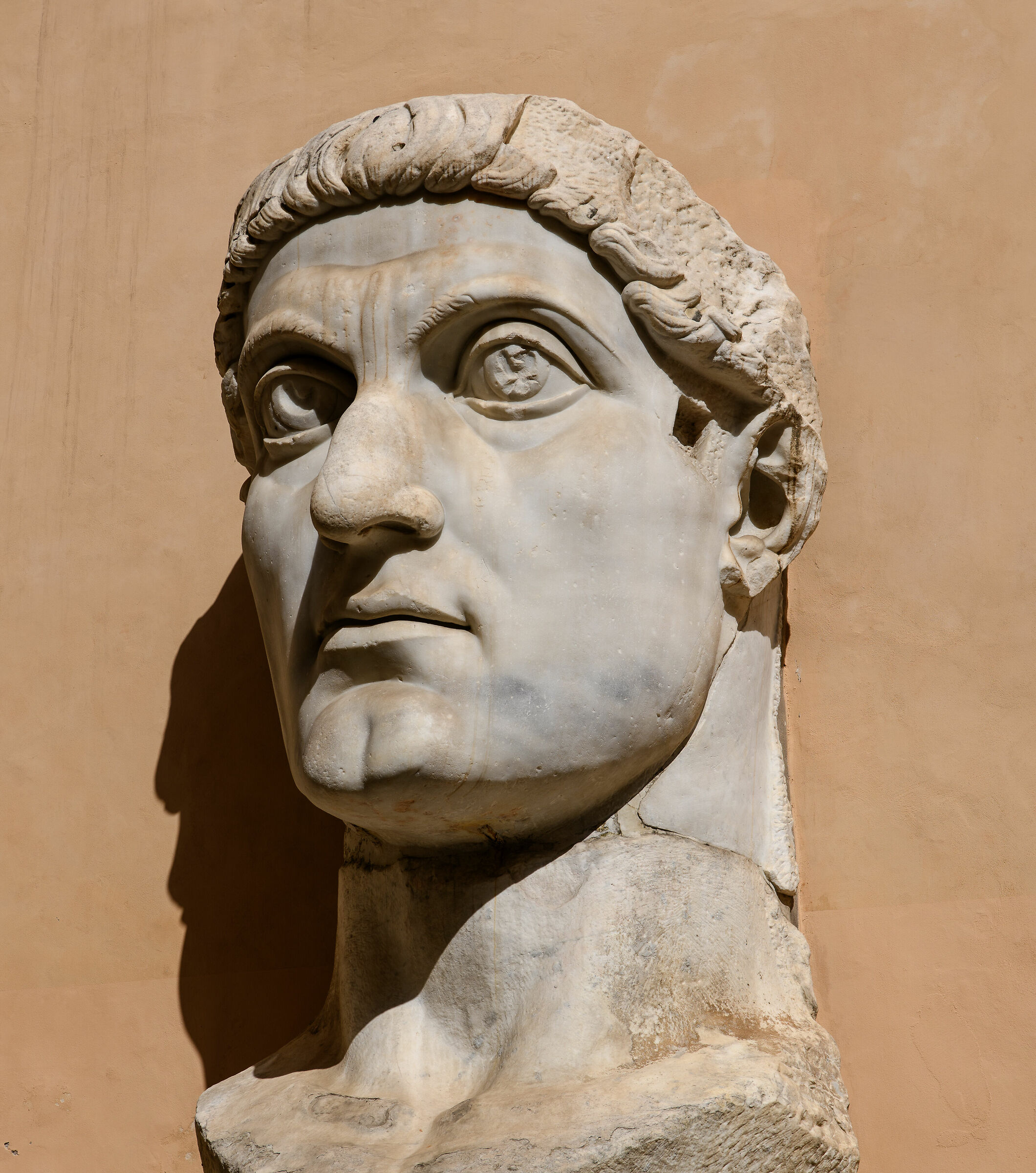 Roma Musei Capitolini-Testa Imperatore Costantino...