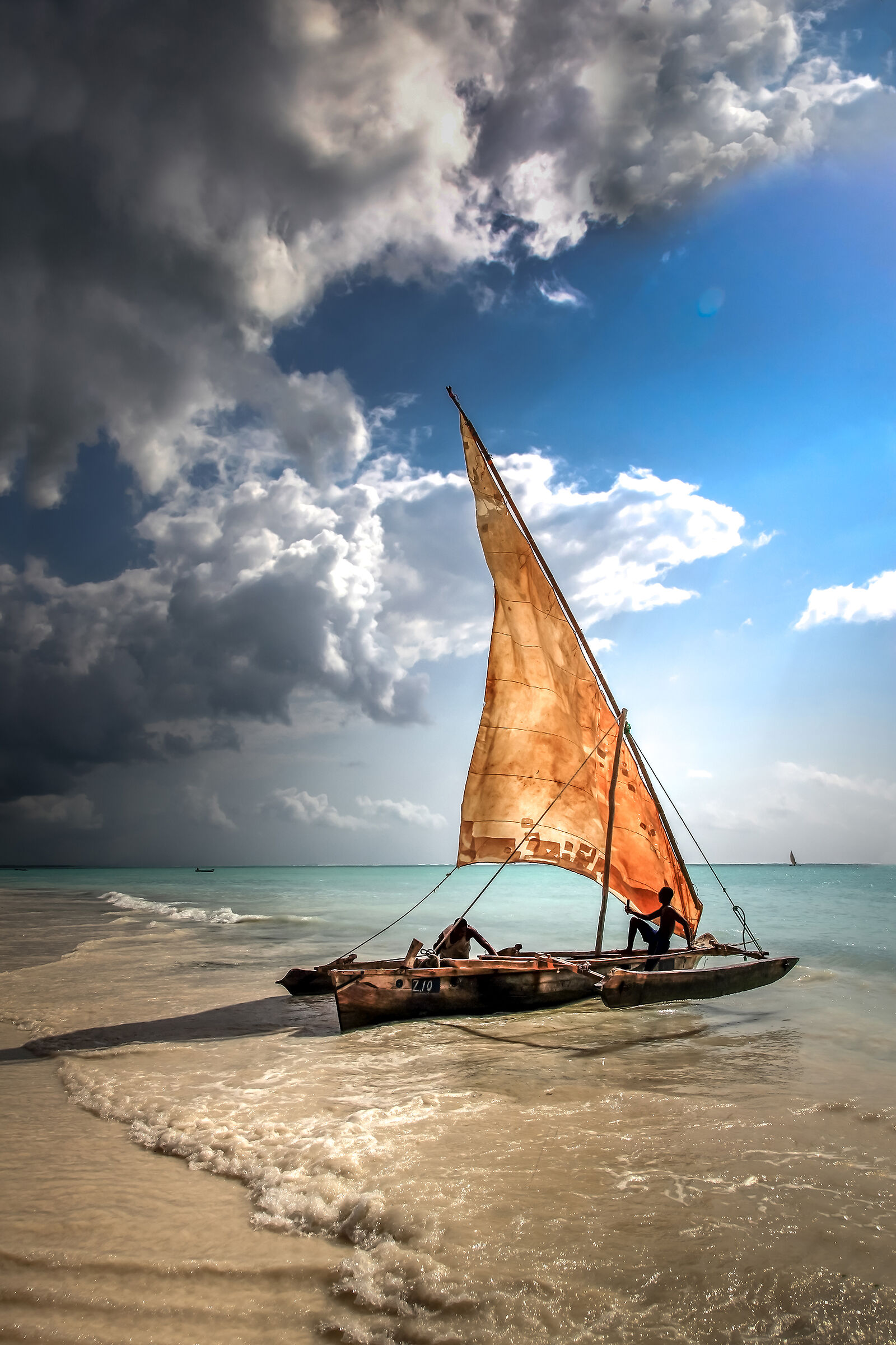 Fishermen in Zanzibar ...