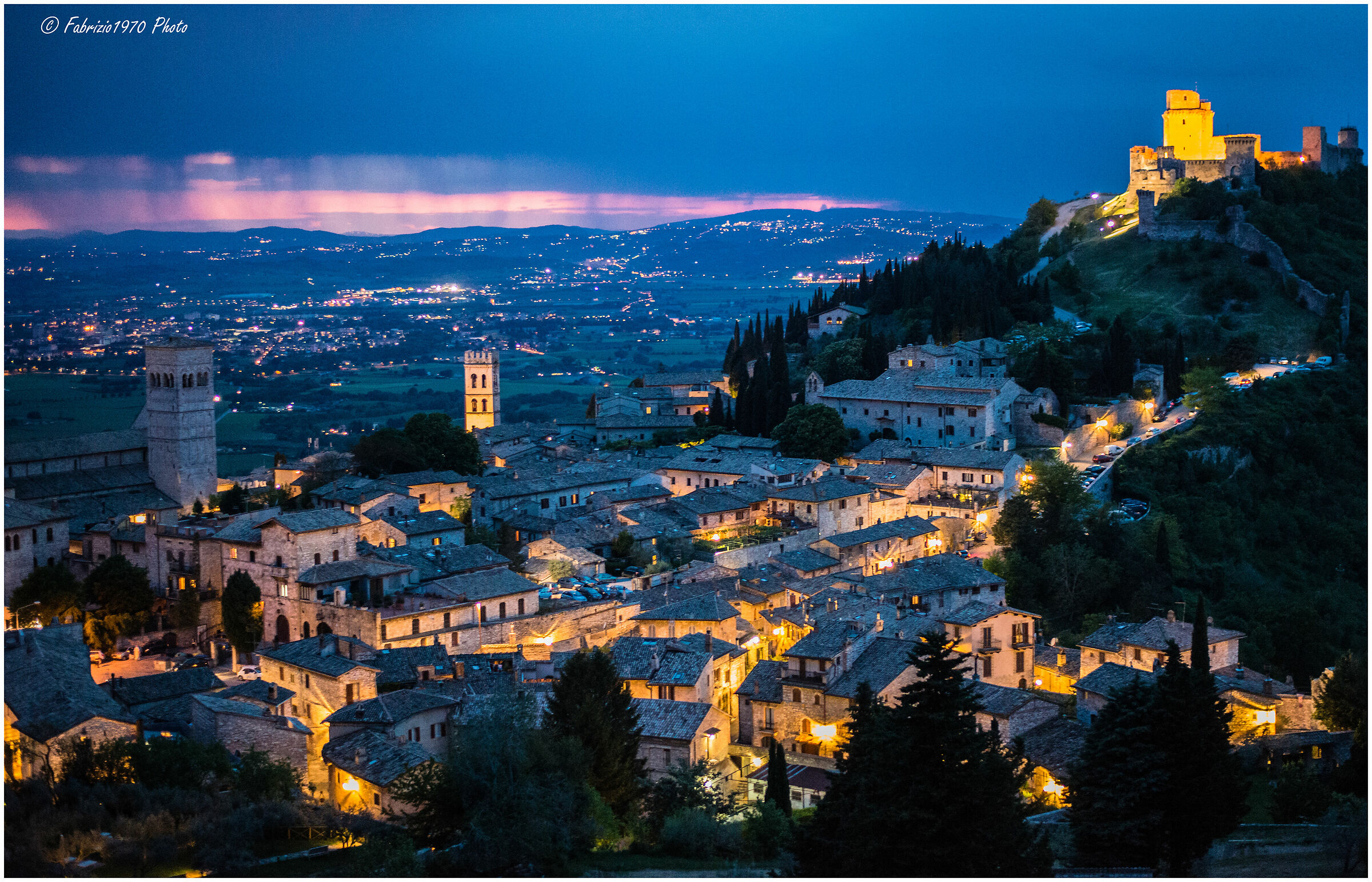 Assisi...di notte.....